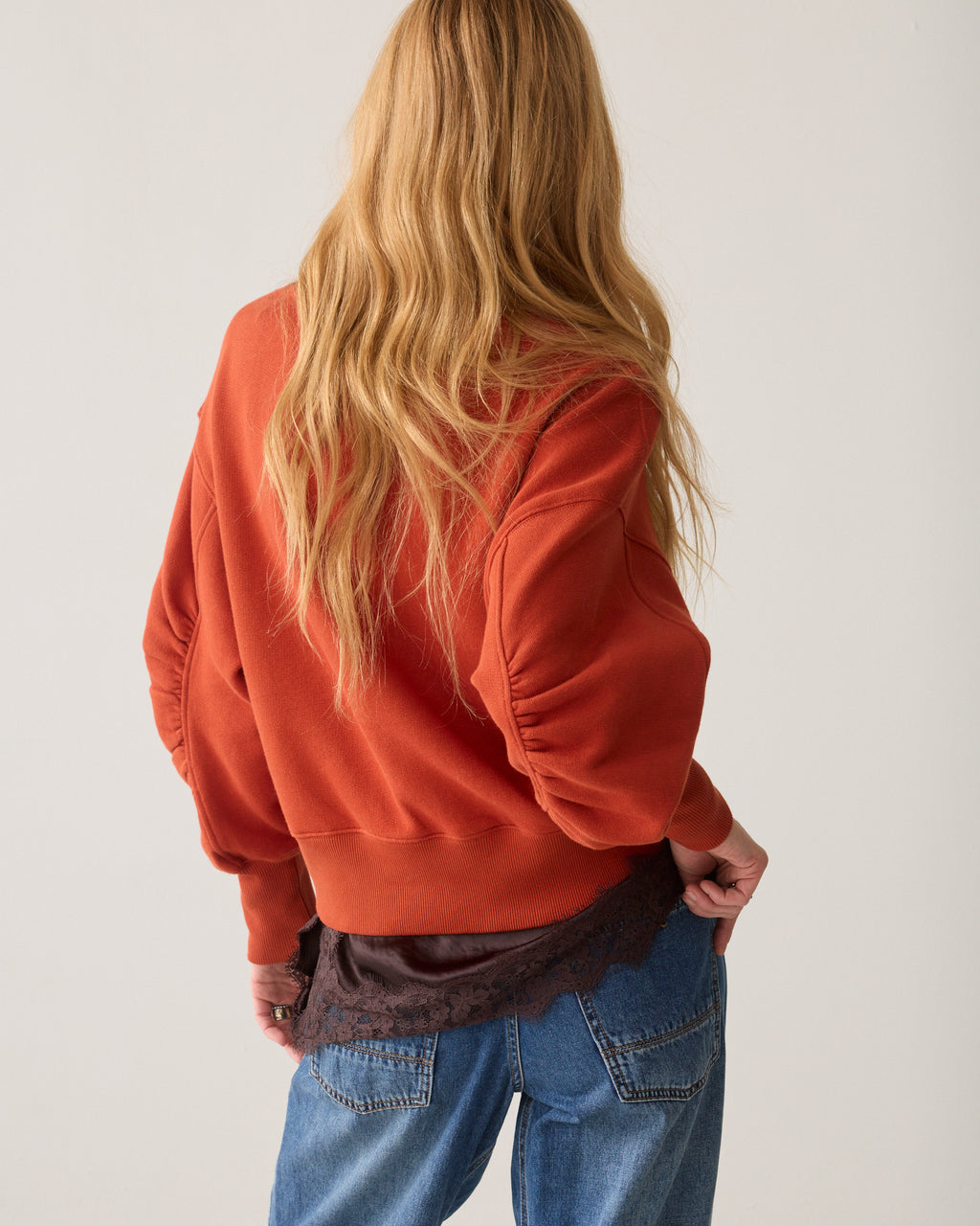 Fade-out sweatshirt