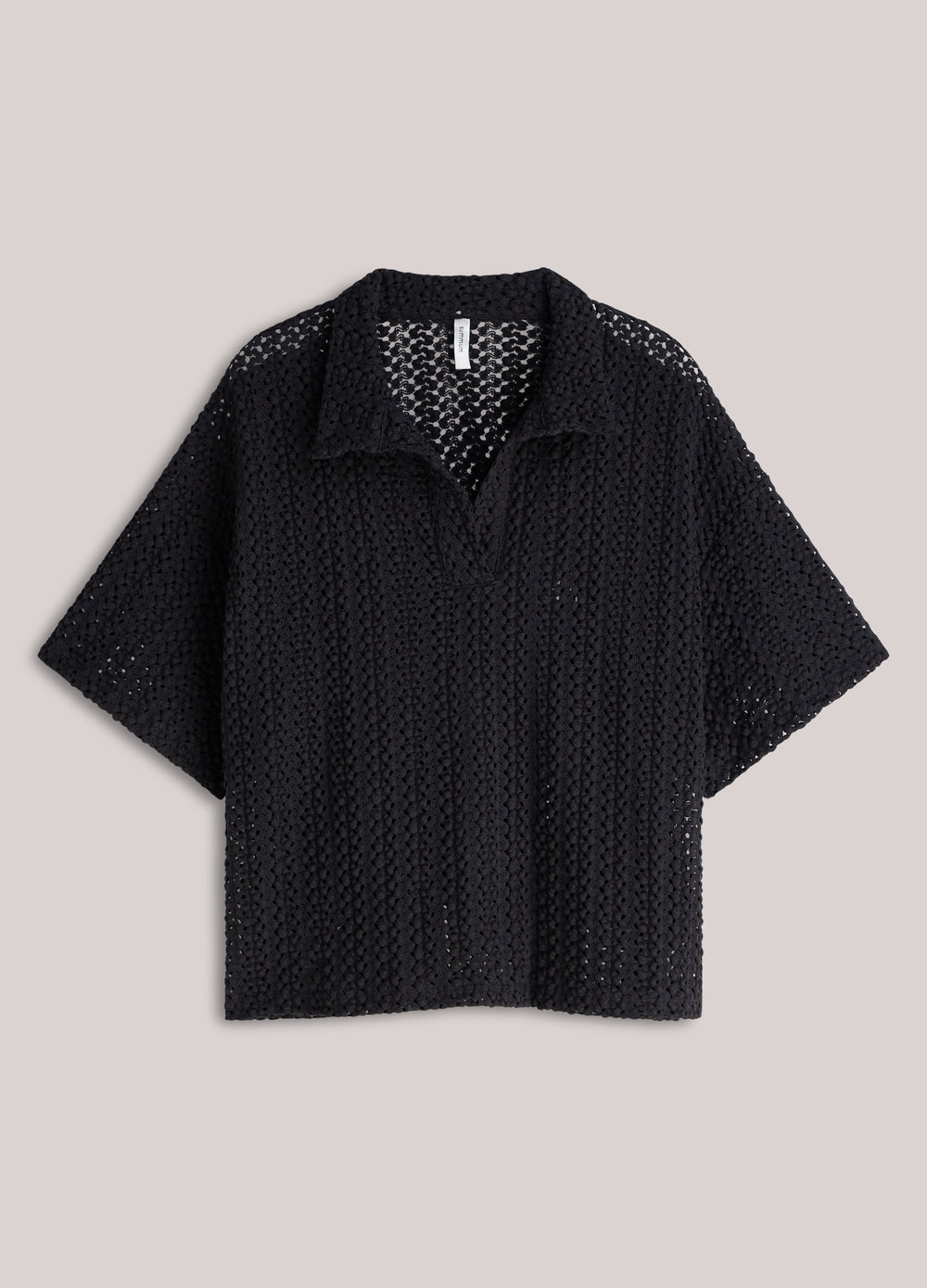 Polostijl top van kant