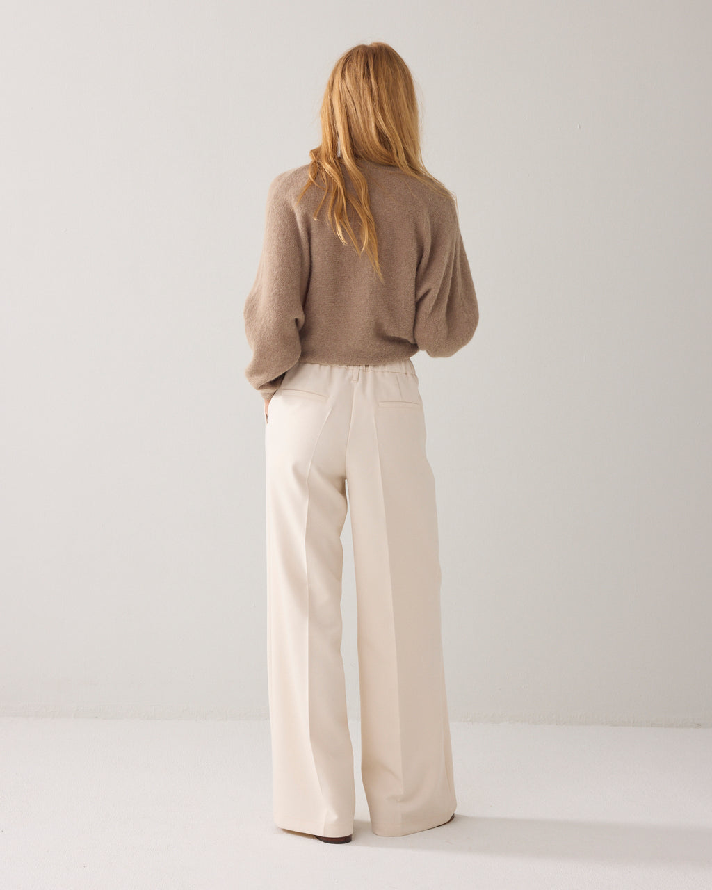 Foam pants met wijde pijp