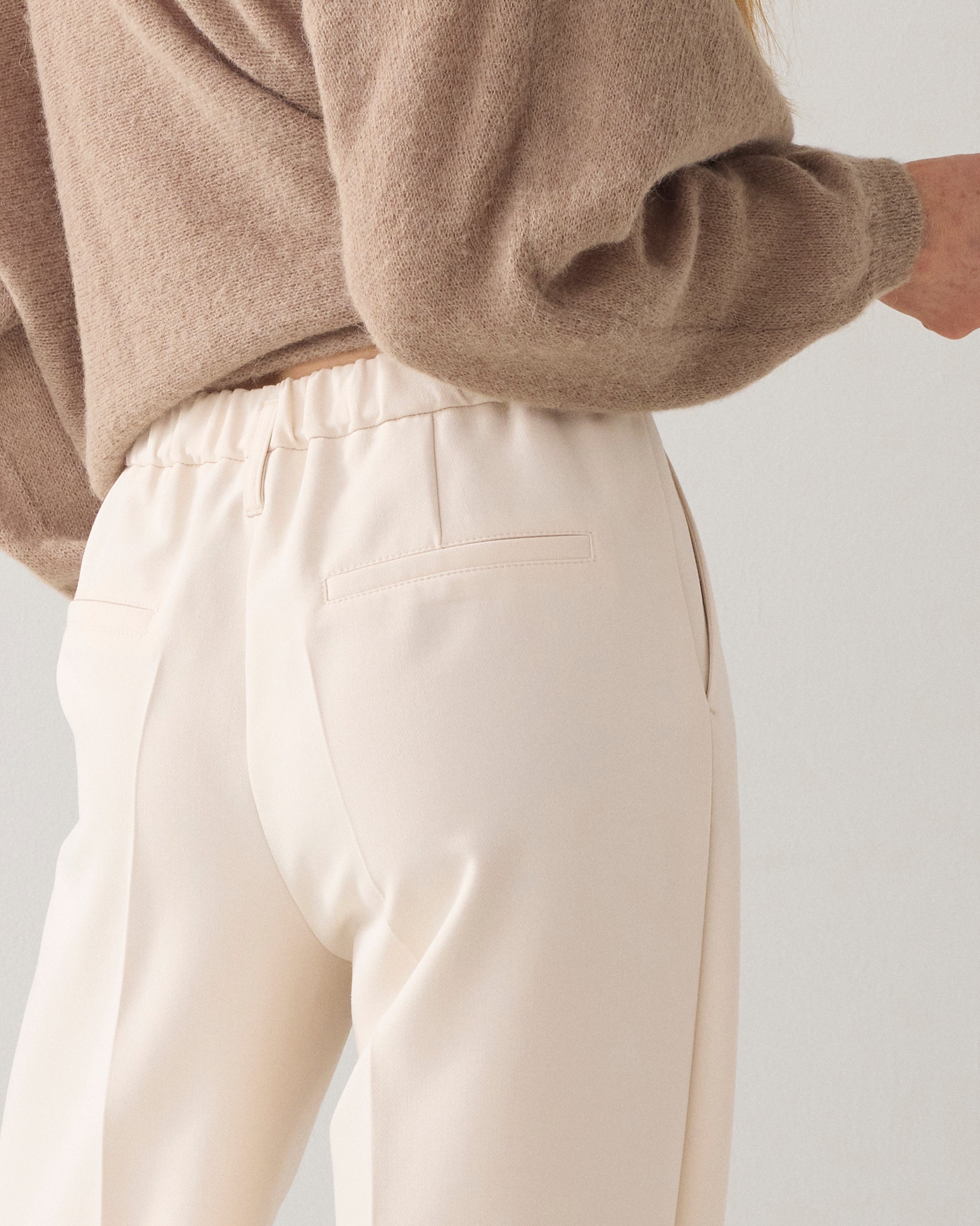 Foam pants met wijde pijp