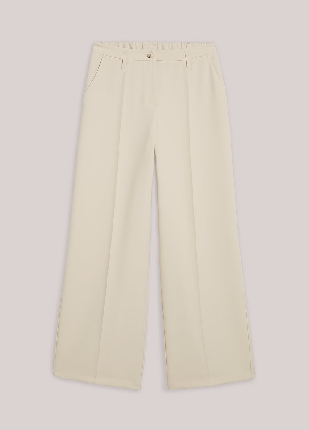 Foam pants met wijde pijp