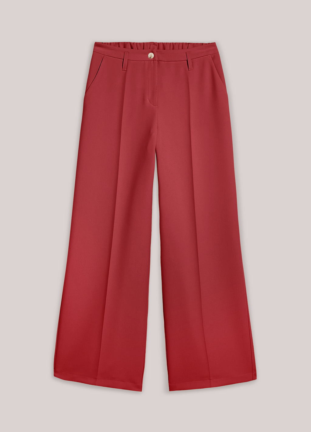 Foam pants met wijde pijp