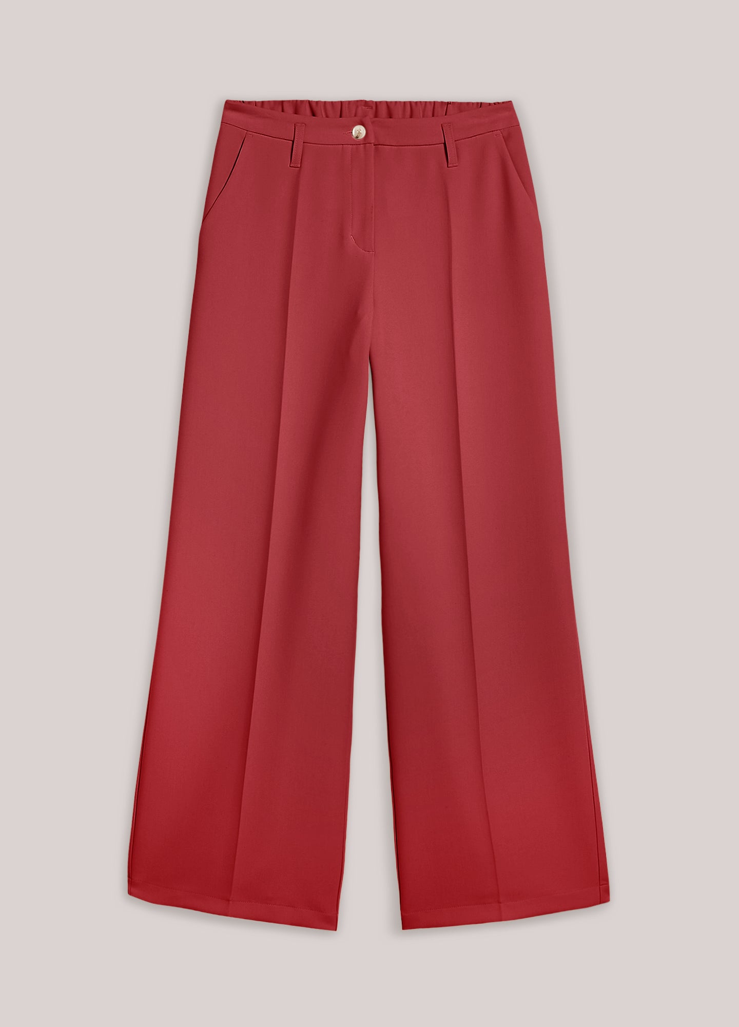 Foam pants met wijde pijp