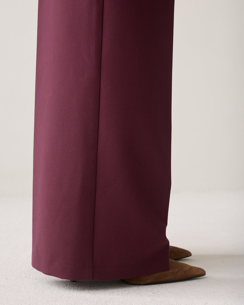 Foam pants met wijde pijp