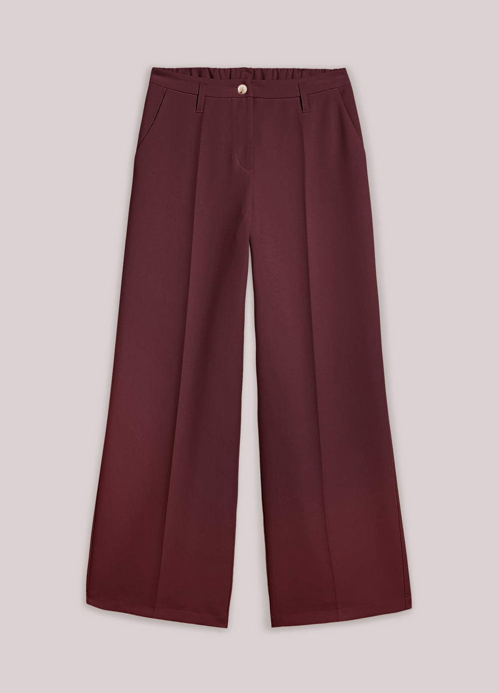 Foam pants met wijde pijp