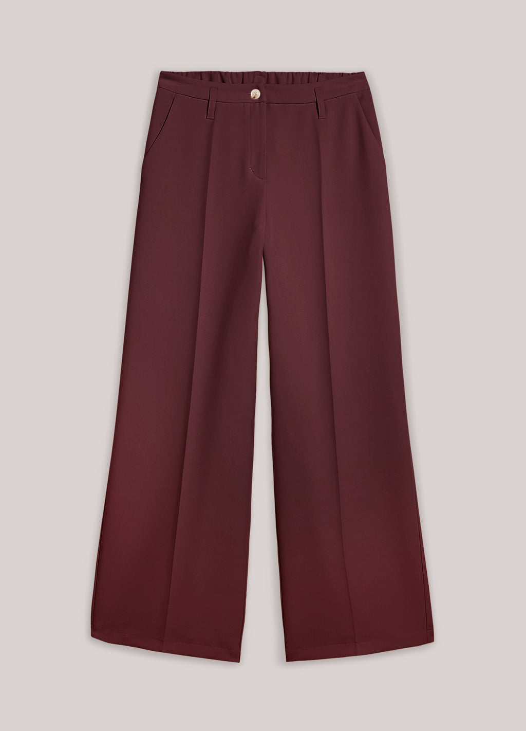 Foam pants met wijde pijp