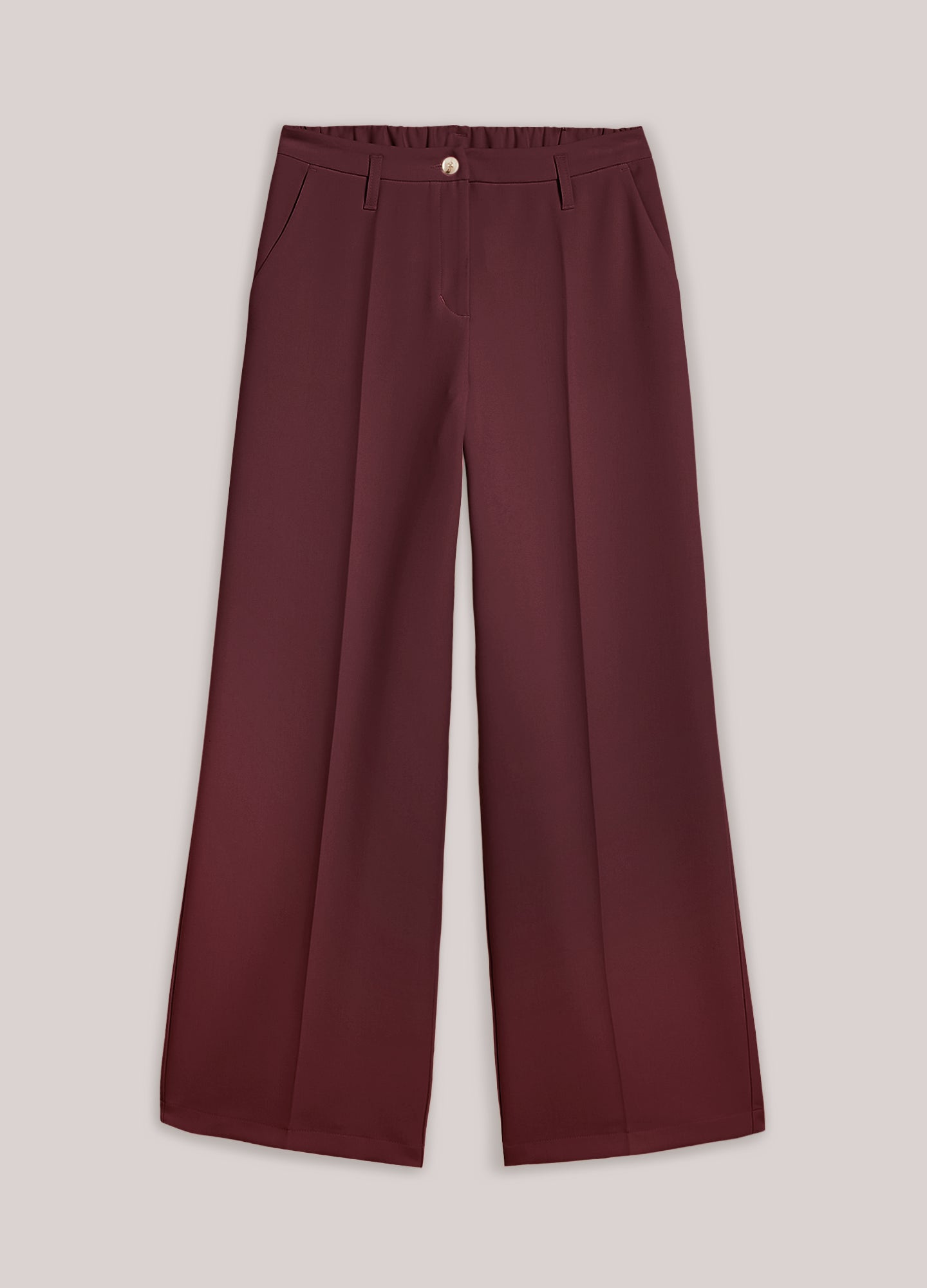 Foam pants met wijde pijp