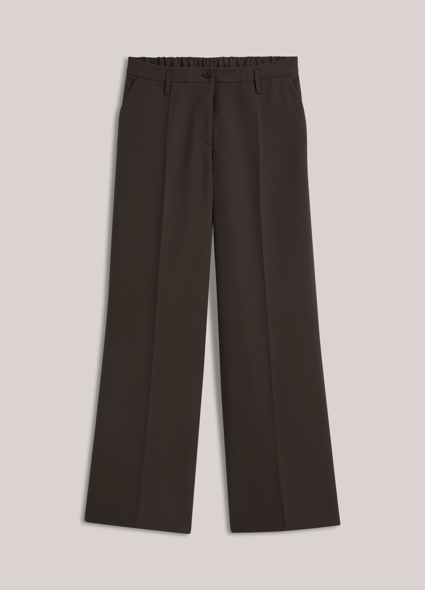 Foam pants met wijde pijp