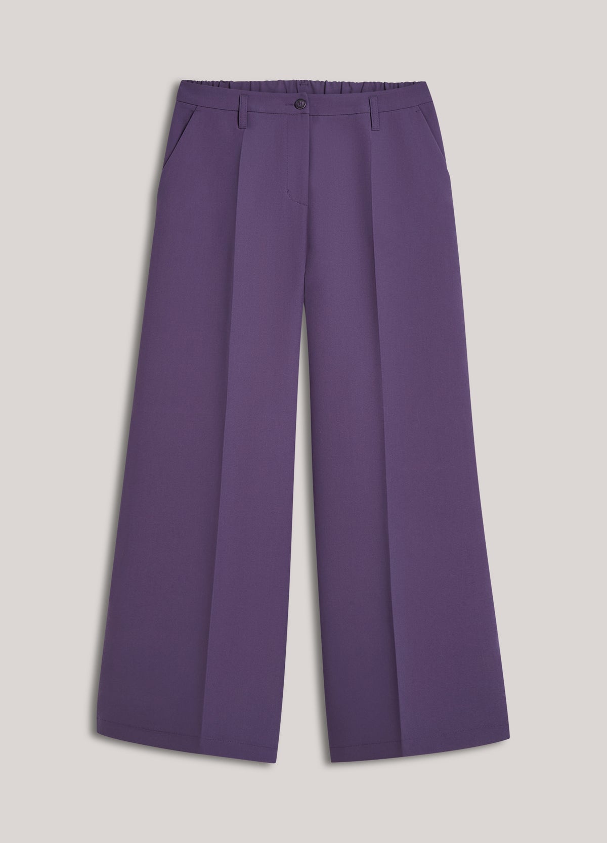 Foam pants met wijde pijp