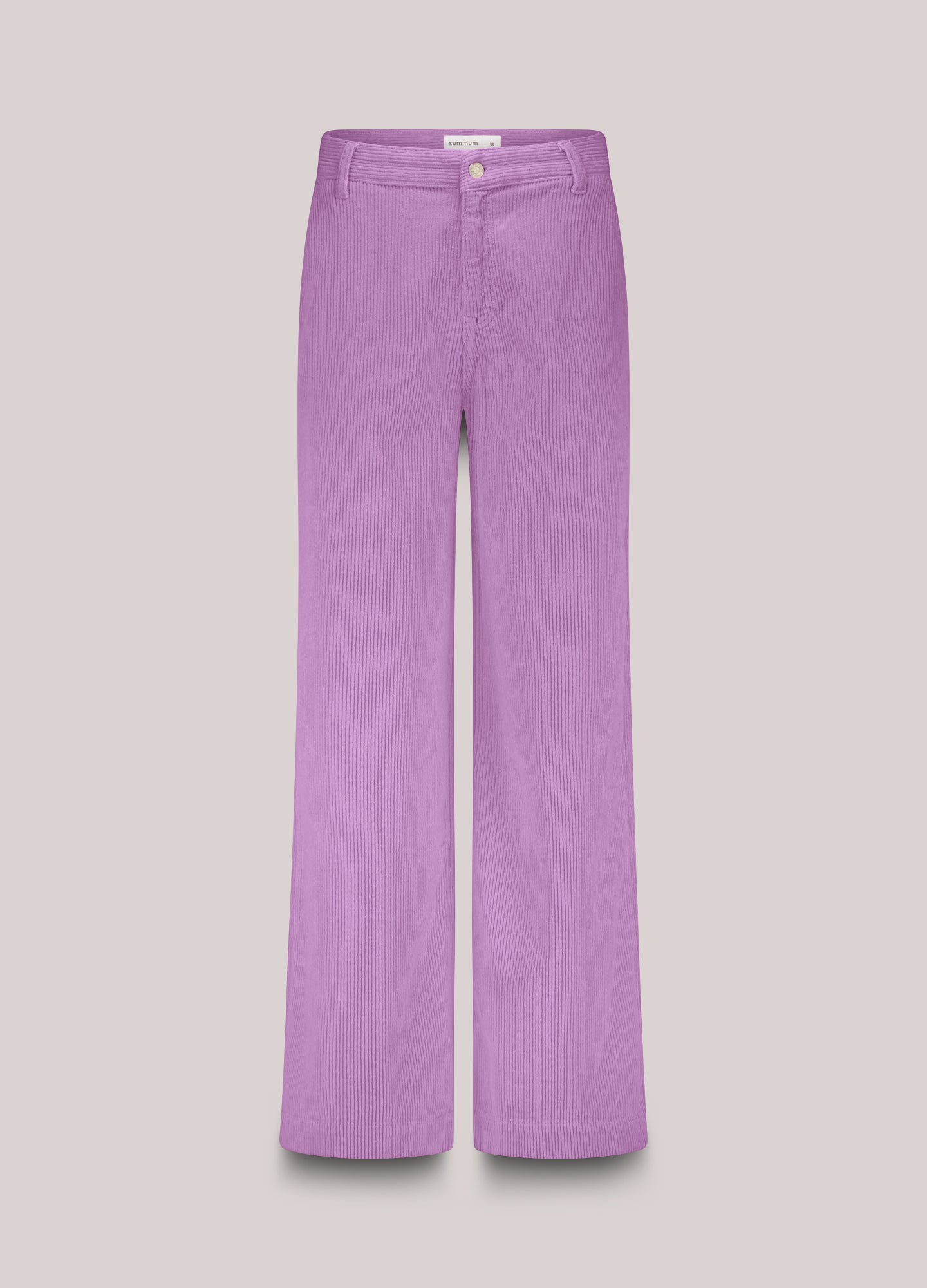 Flared corduroy trousers