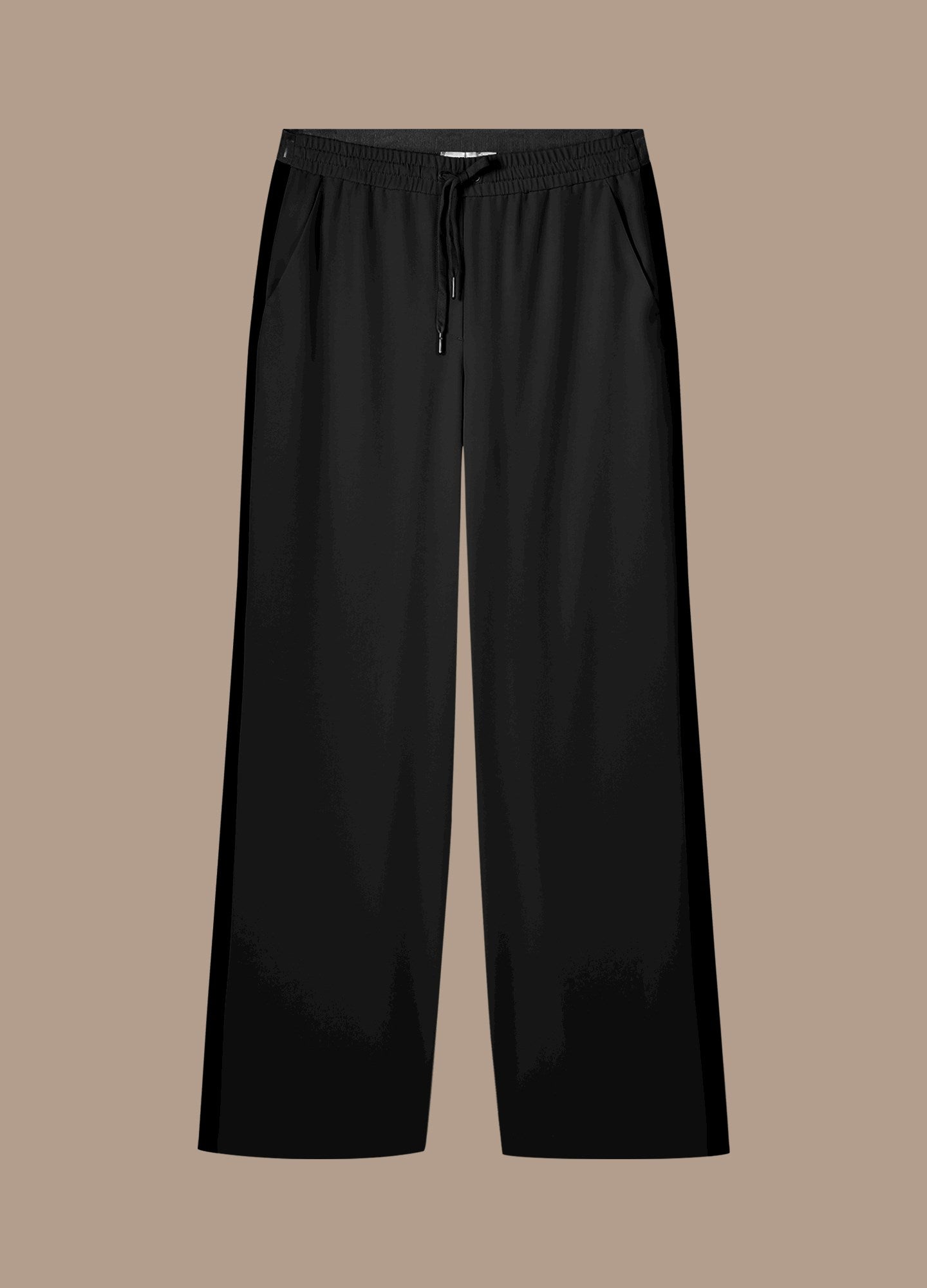 Relaxed wide-leg trousers
