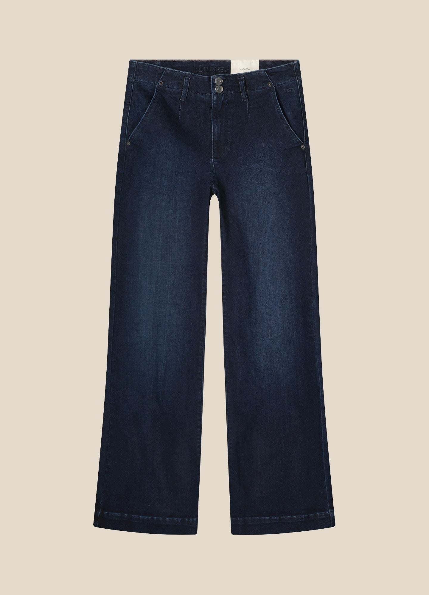 Flared stretch jeans