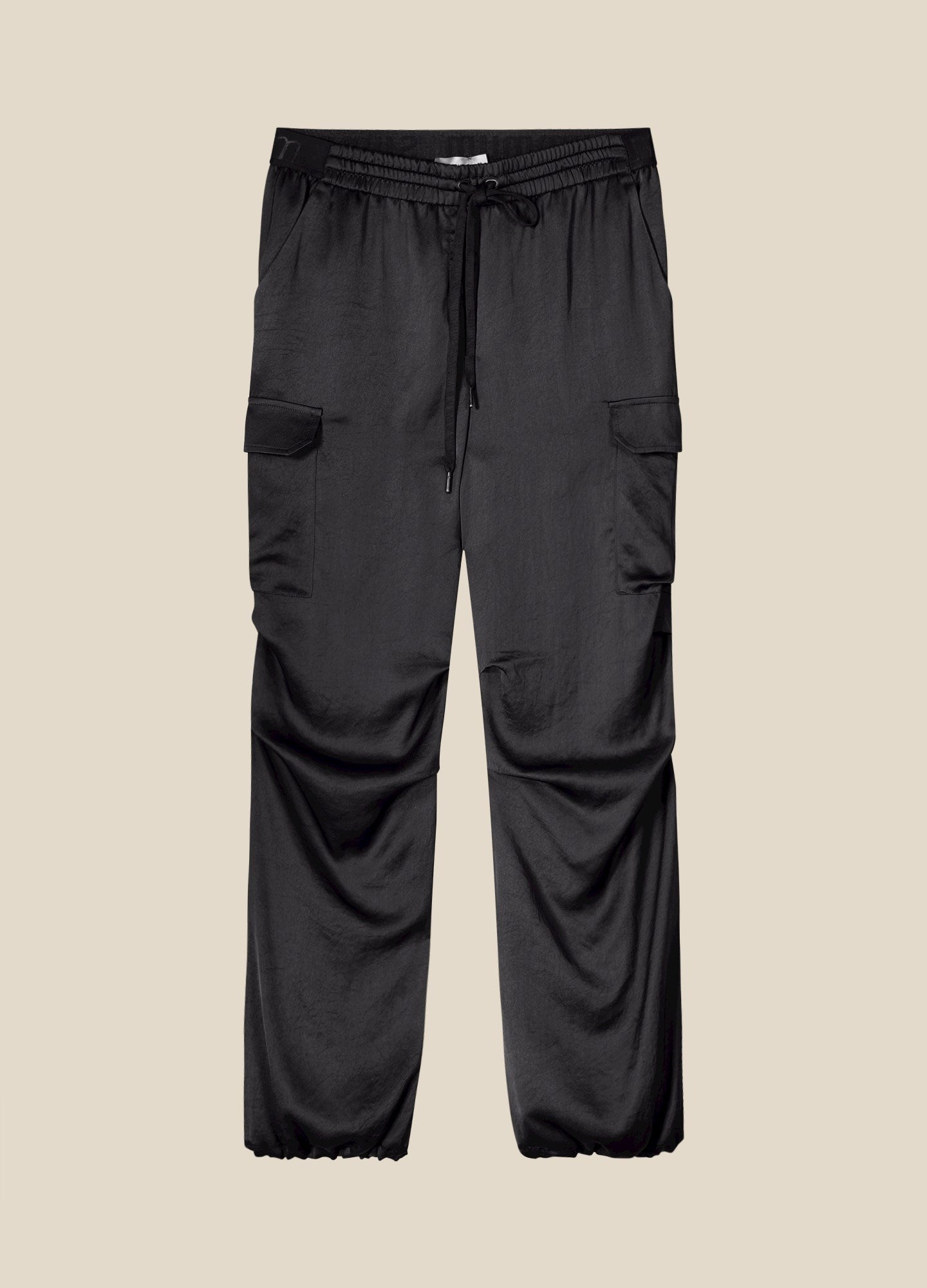 Silky-touch cargo trousers