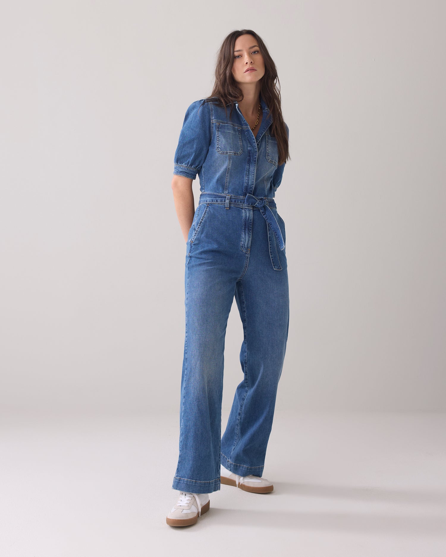 Jumpsuit slim fit denim