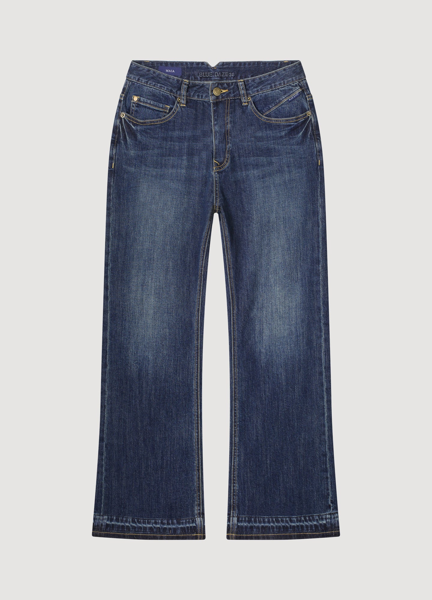 Bootcut cropped jeans