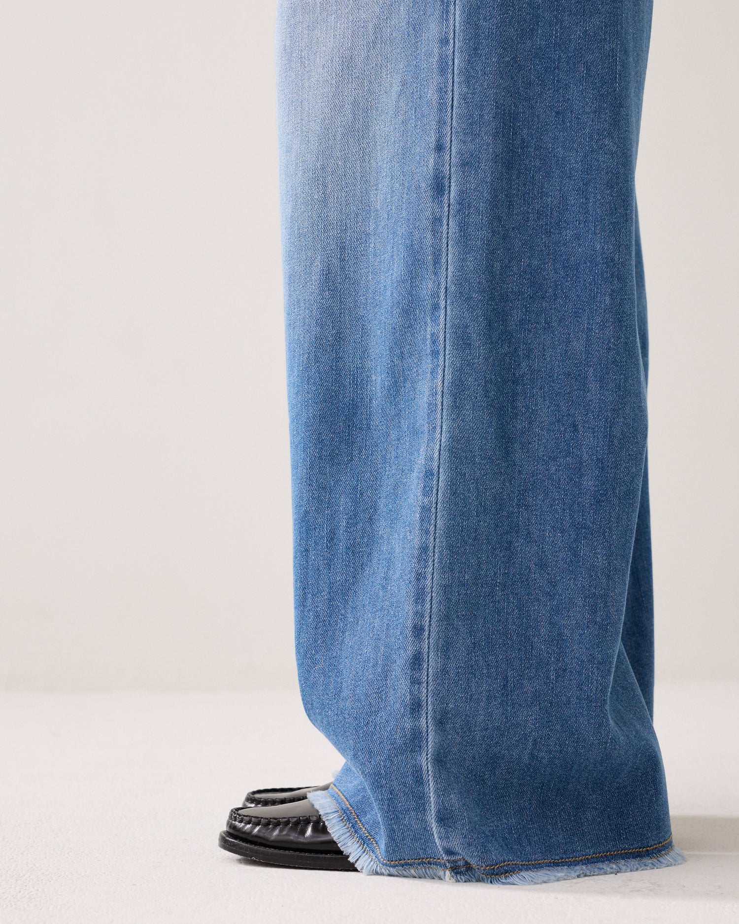 Pantalon palazzo en denim