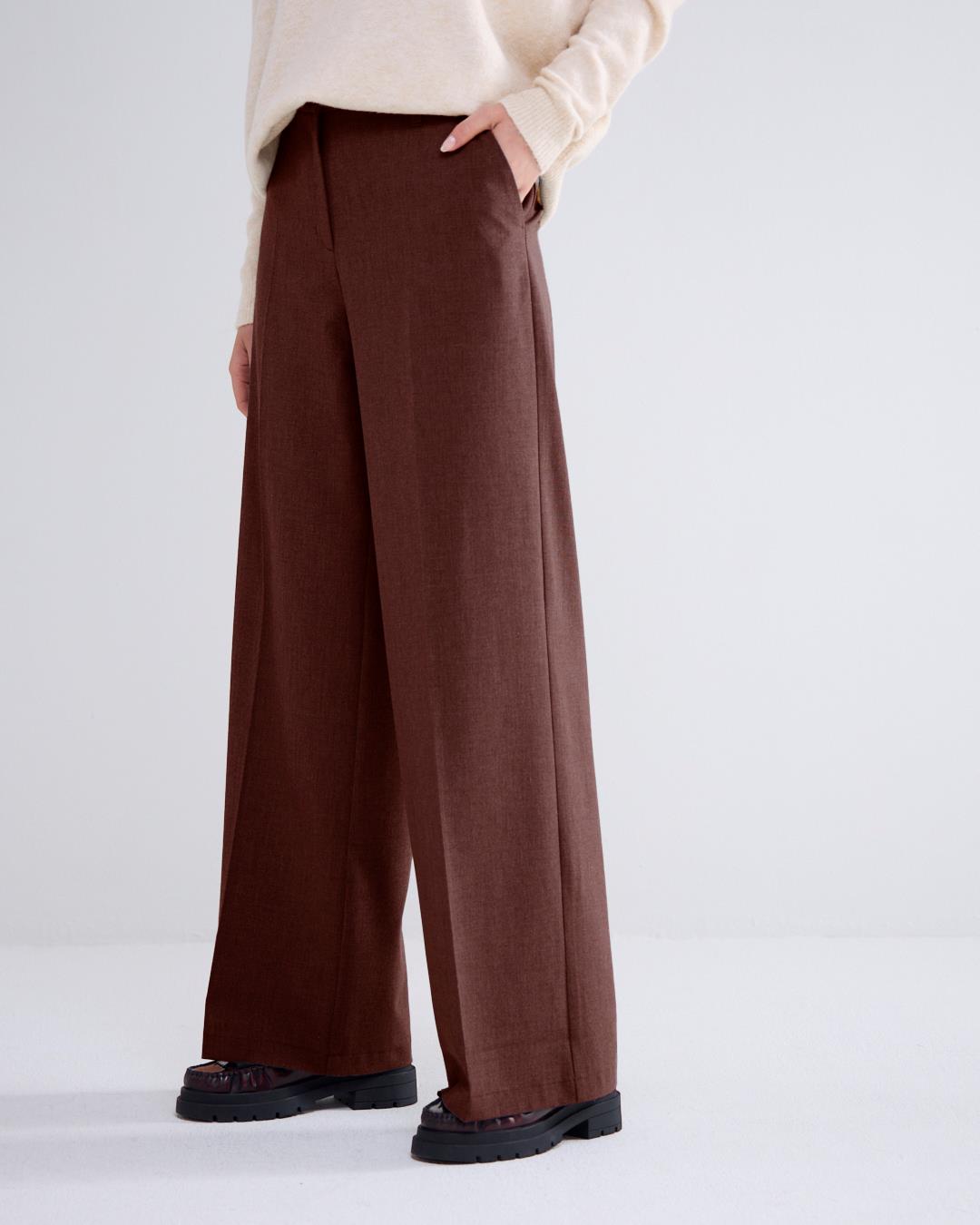 Soepelvallende wijde broek