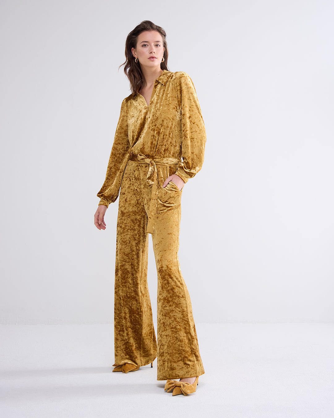 Velours jumpsuit