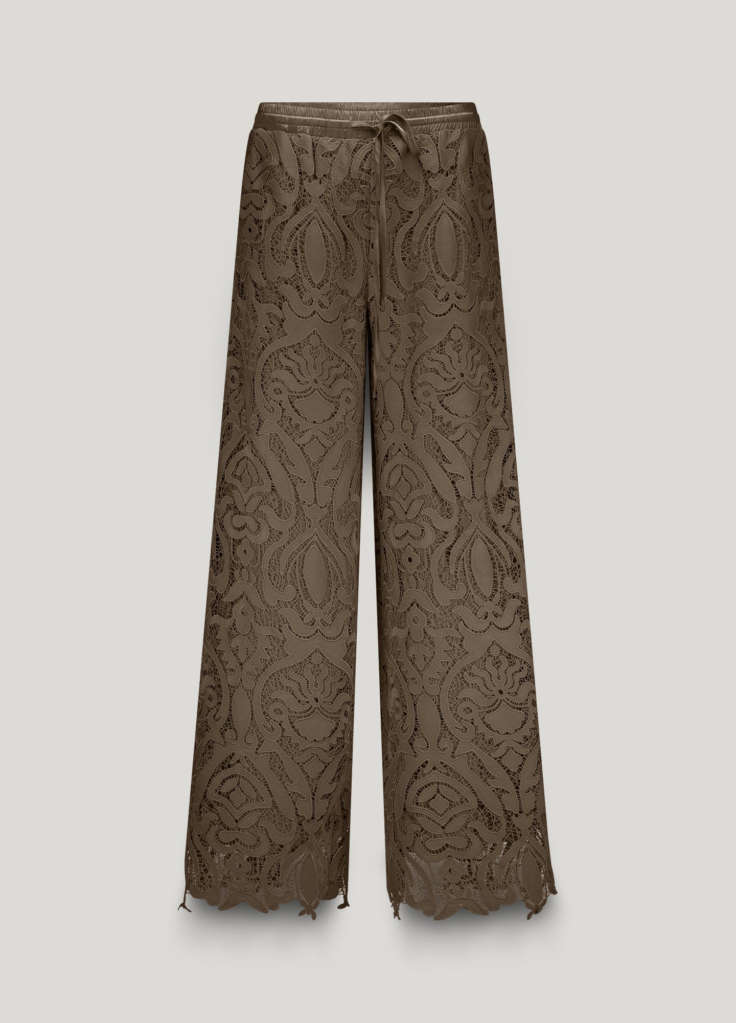 Gevoerde kanten broek