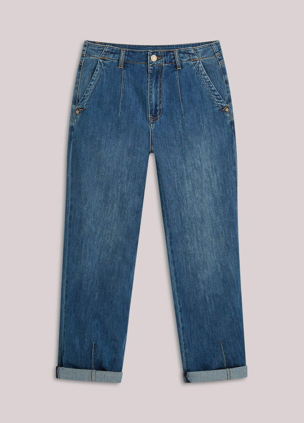 Tapered jeans klepzakken