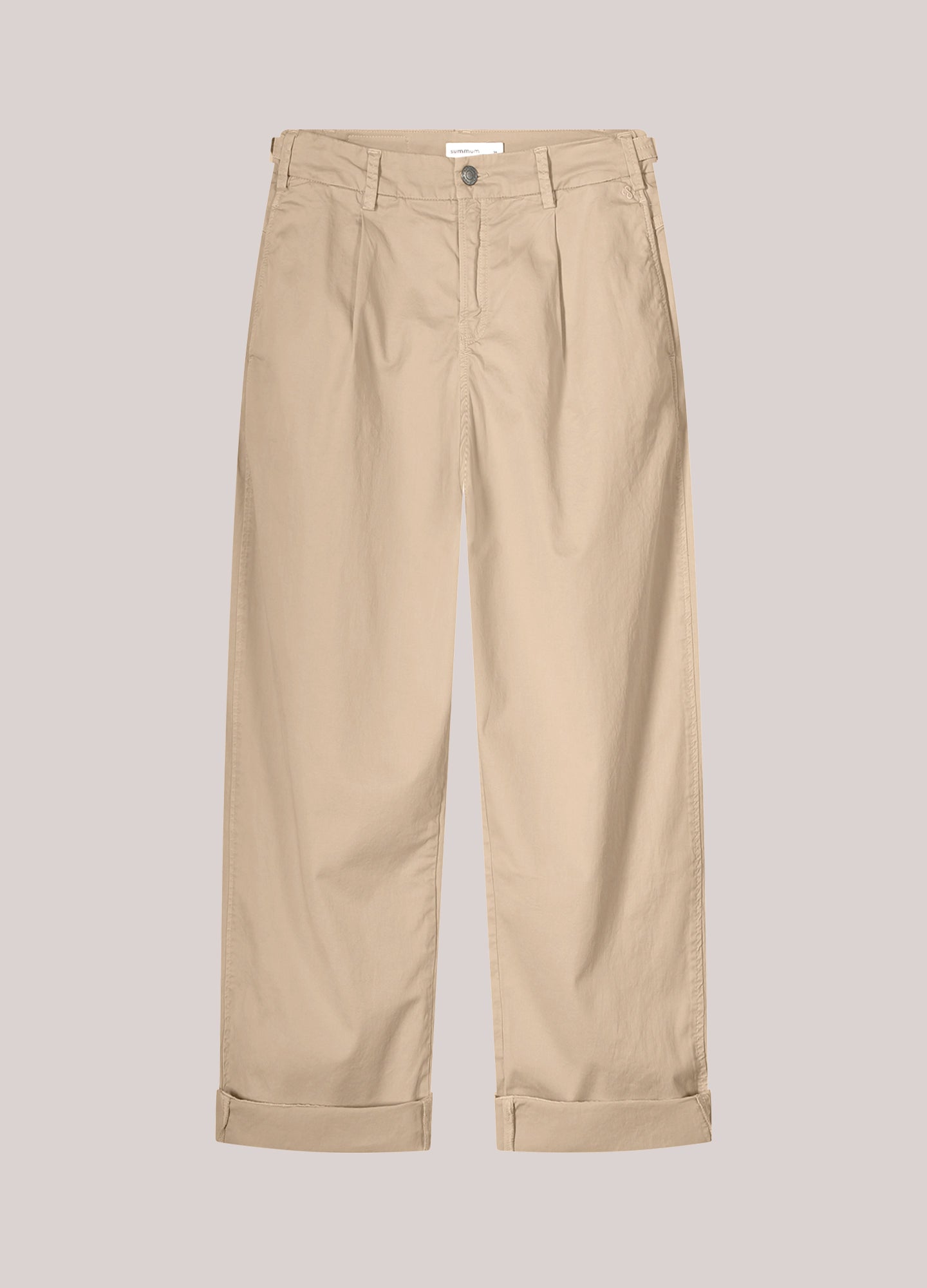 Crispy cotton chinos