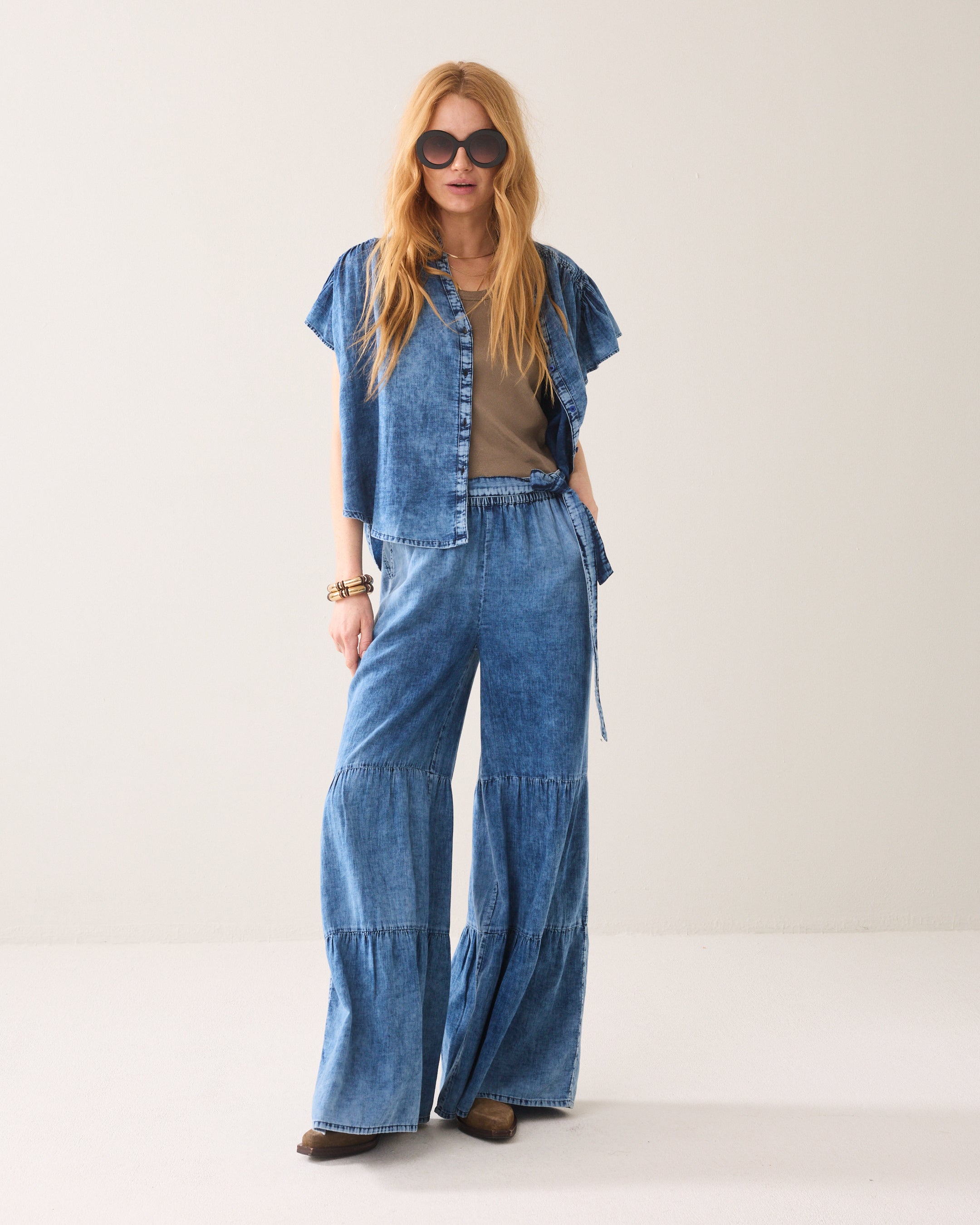 Weiche Boho-Jeans