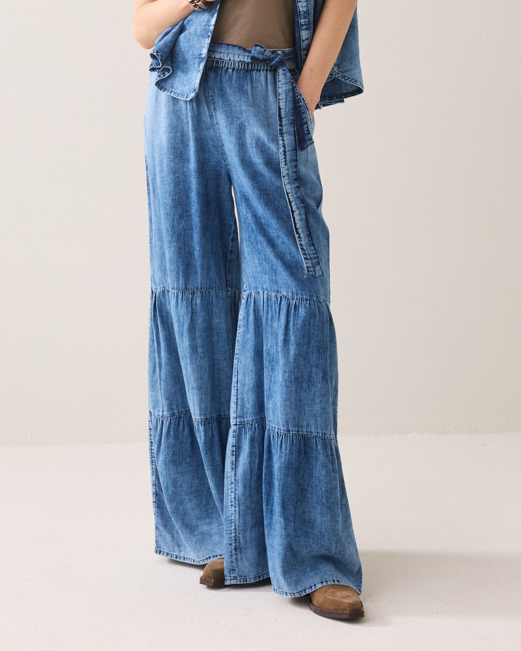 Weiche Boho-Jeans