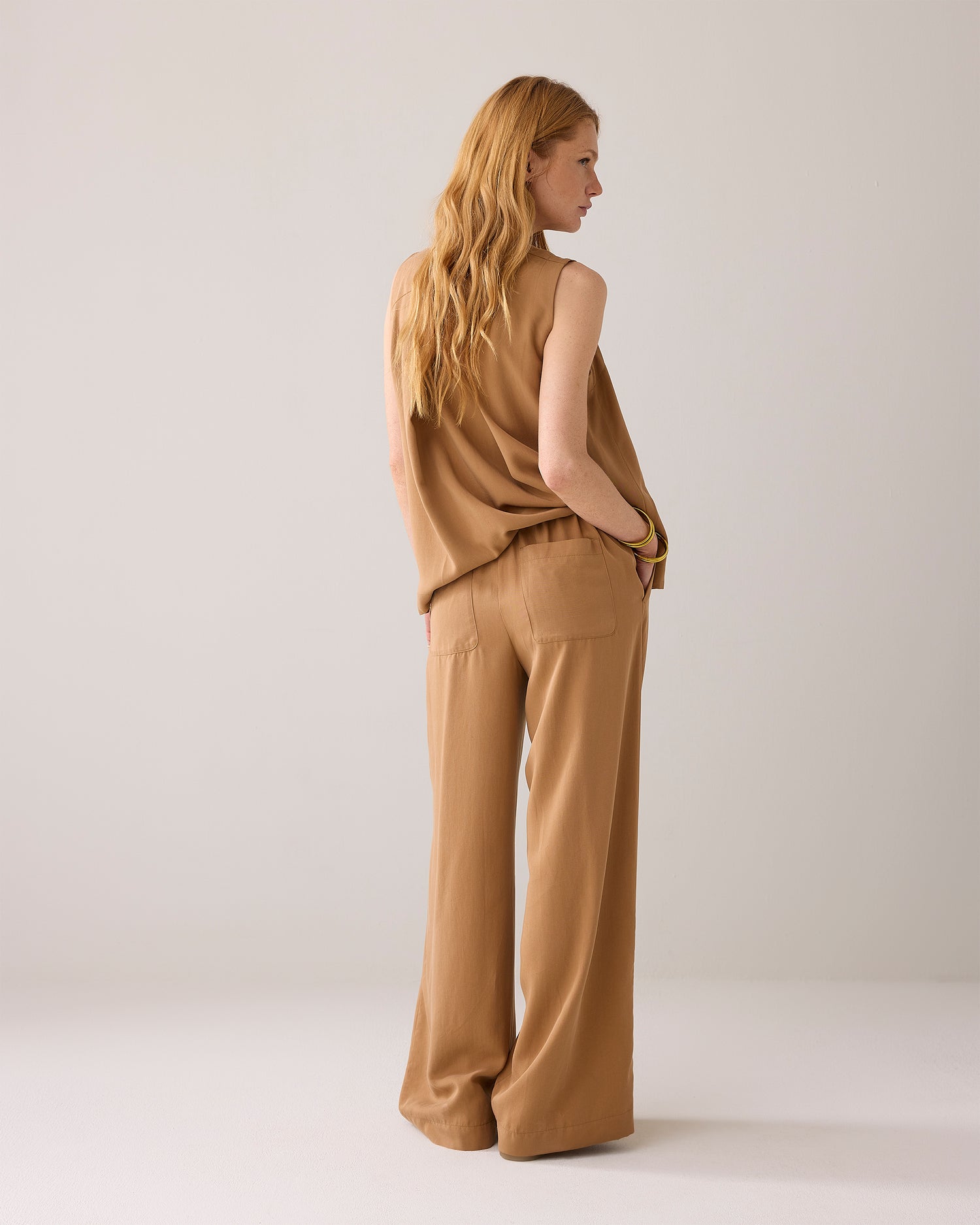 Lange Hose aus Tencel
