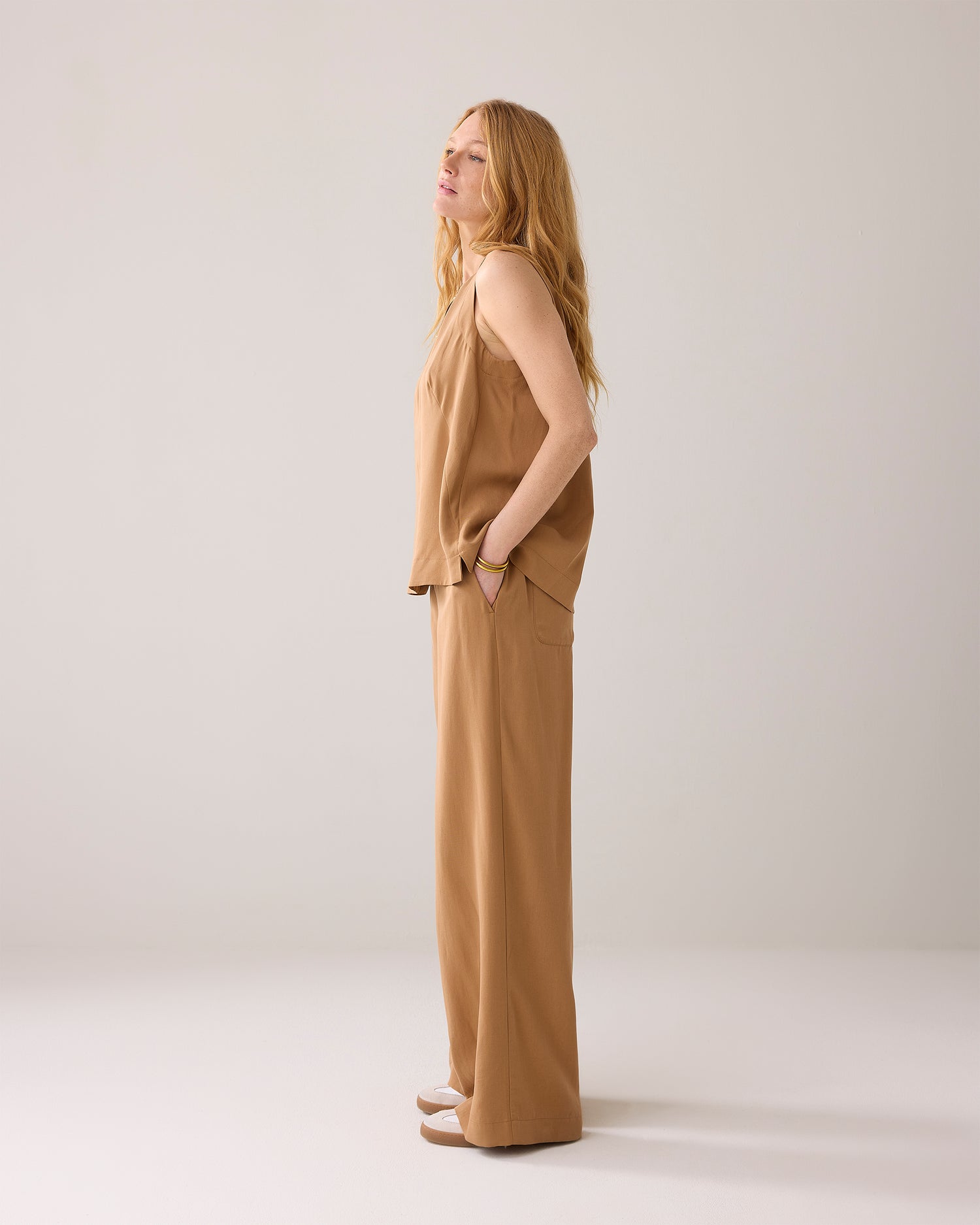 Lange Hose aus Tencel