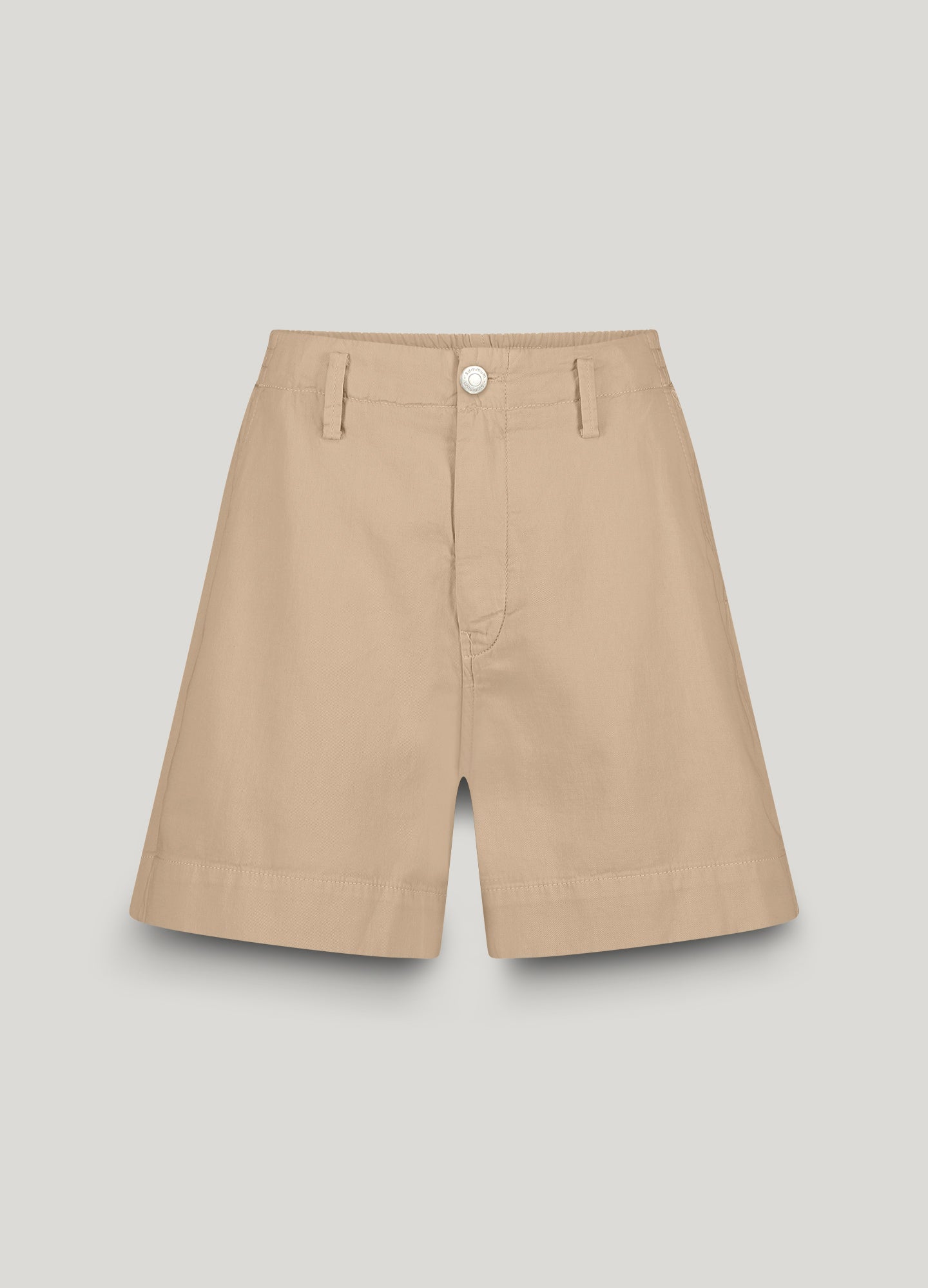 Linen-blend shorts