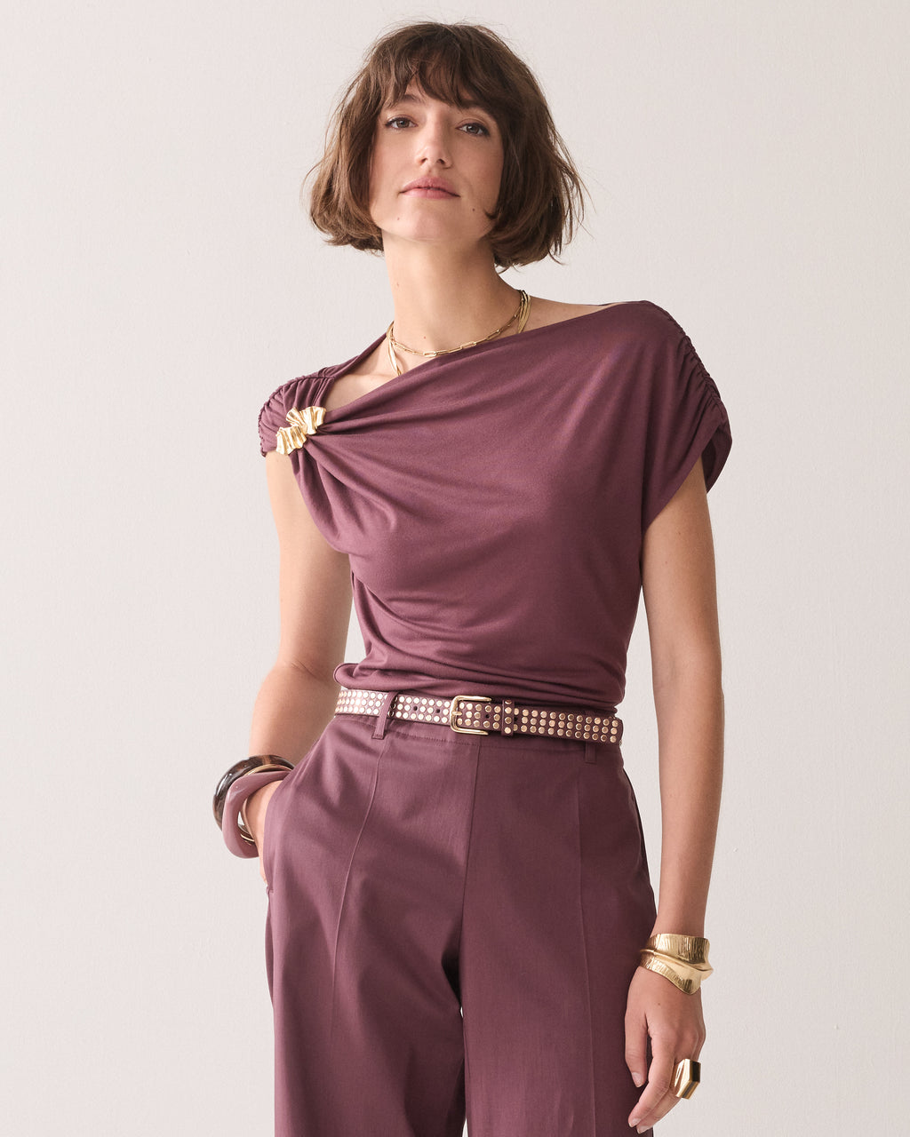 7/8-Hose mit Schlitz