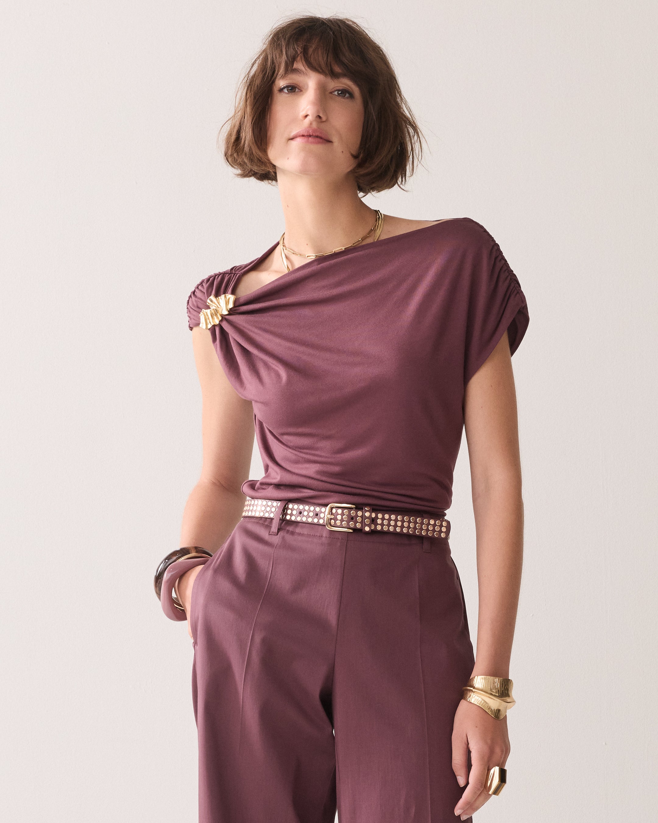 7/8-Hose mit Schlitz