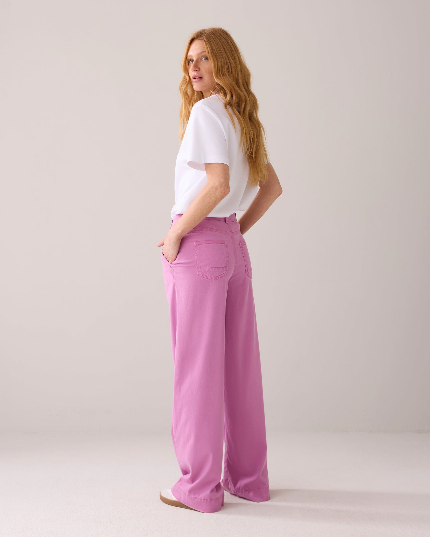Lange broek lyocellmix