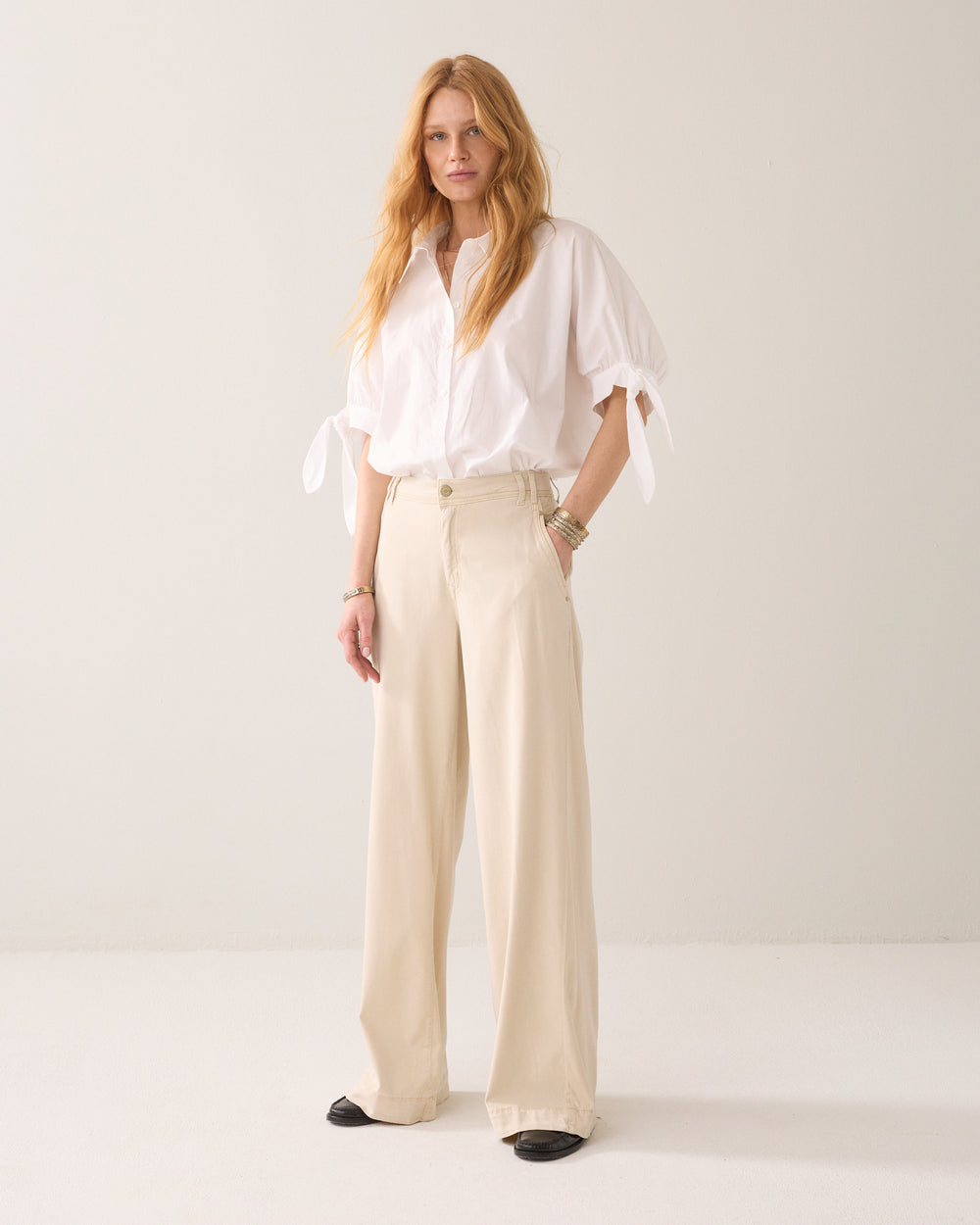 Lange broek lyocellmix