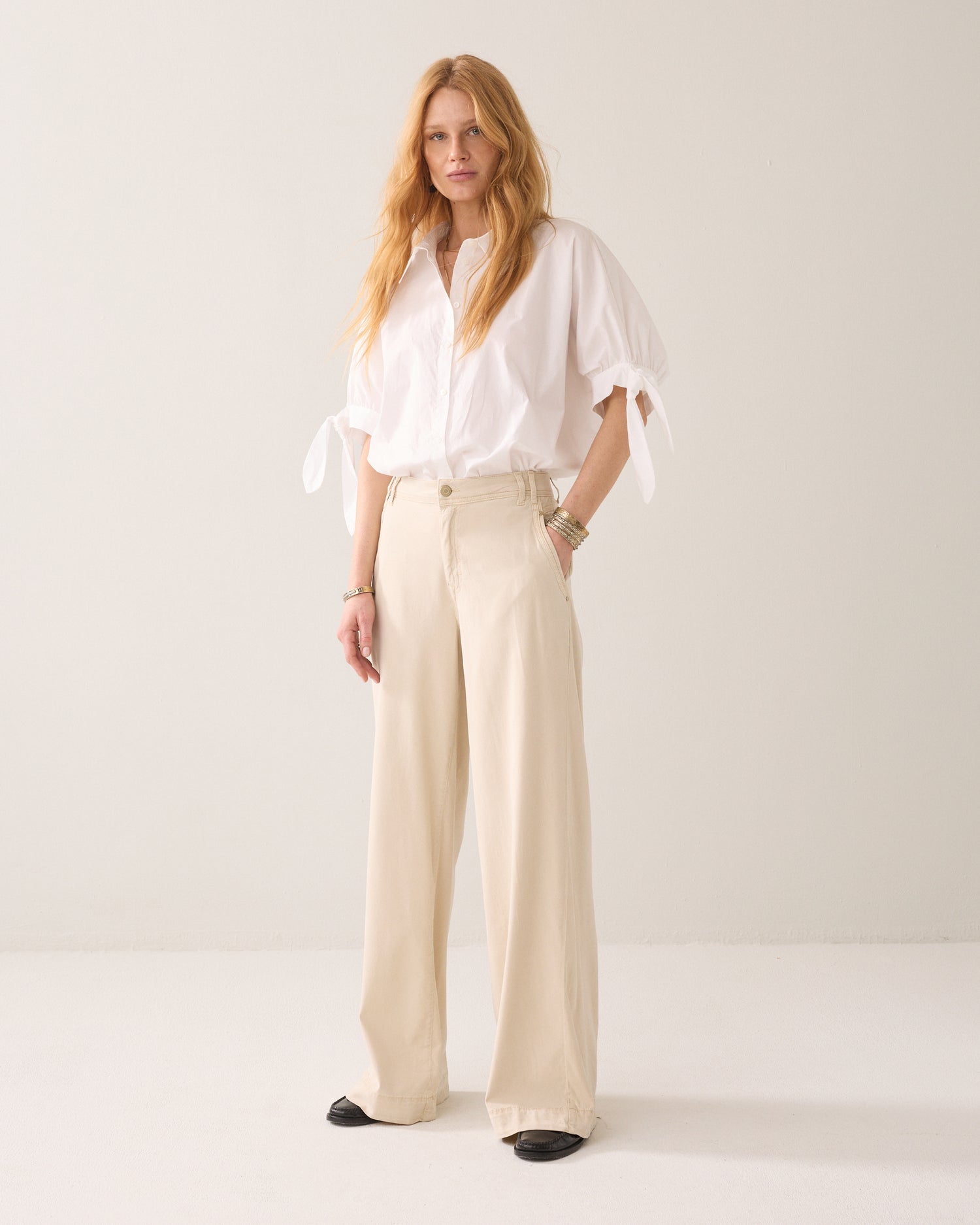 Lange broek lyocellmix