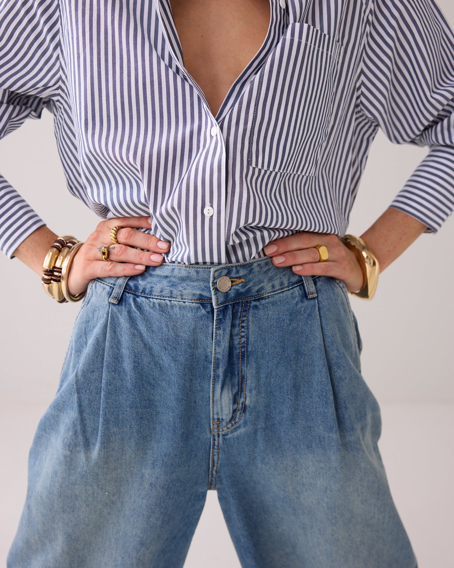Ultra-wide-leg jeans