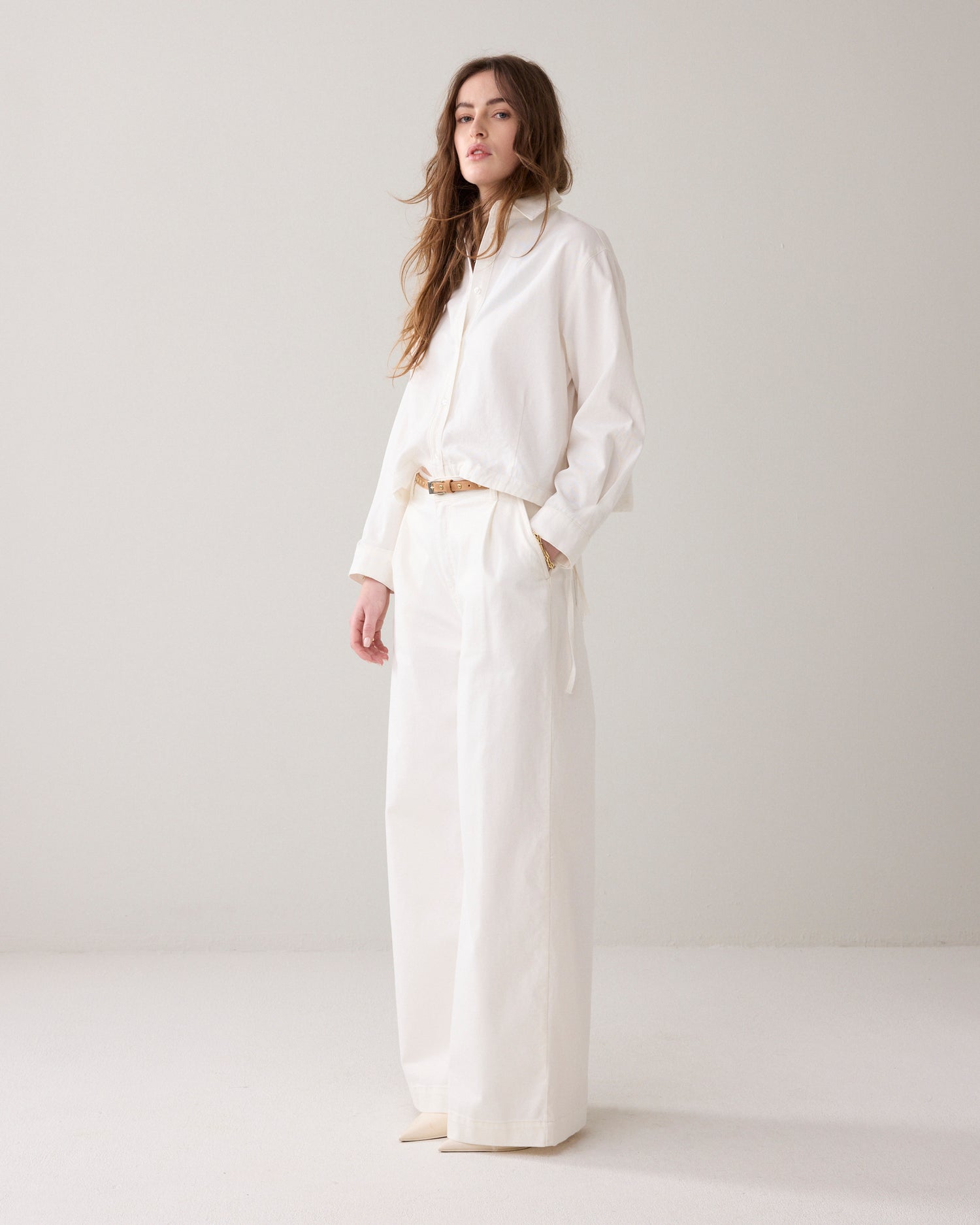 Ultrawijde lichte denim