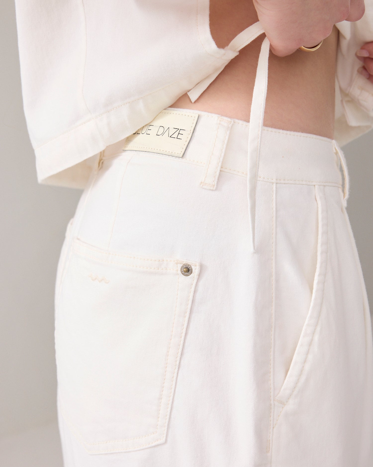 Ultrawijde lichte denim