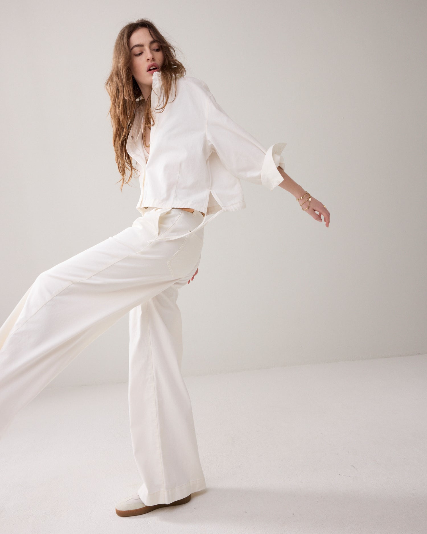 Ultrawijde lichte denim