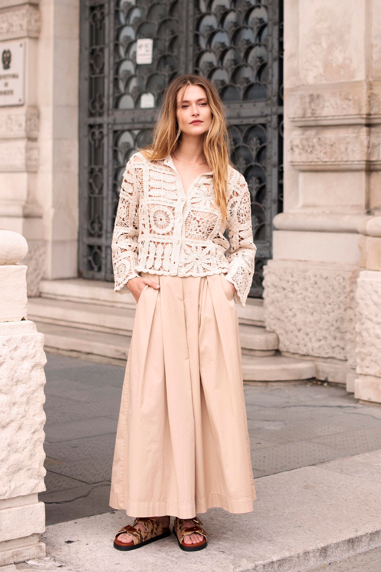 Ultra-wide culottes