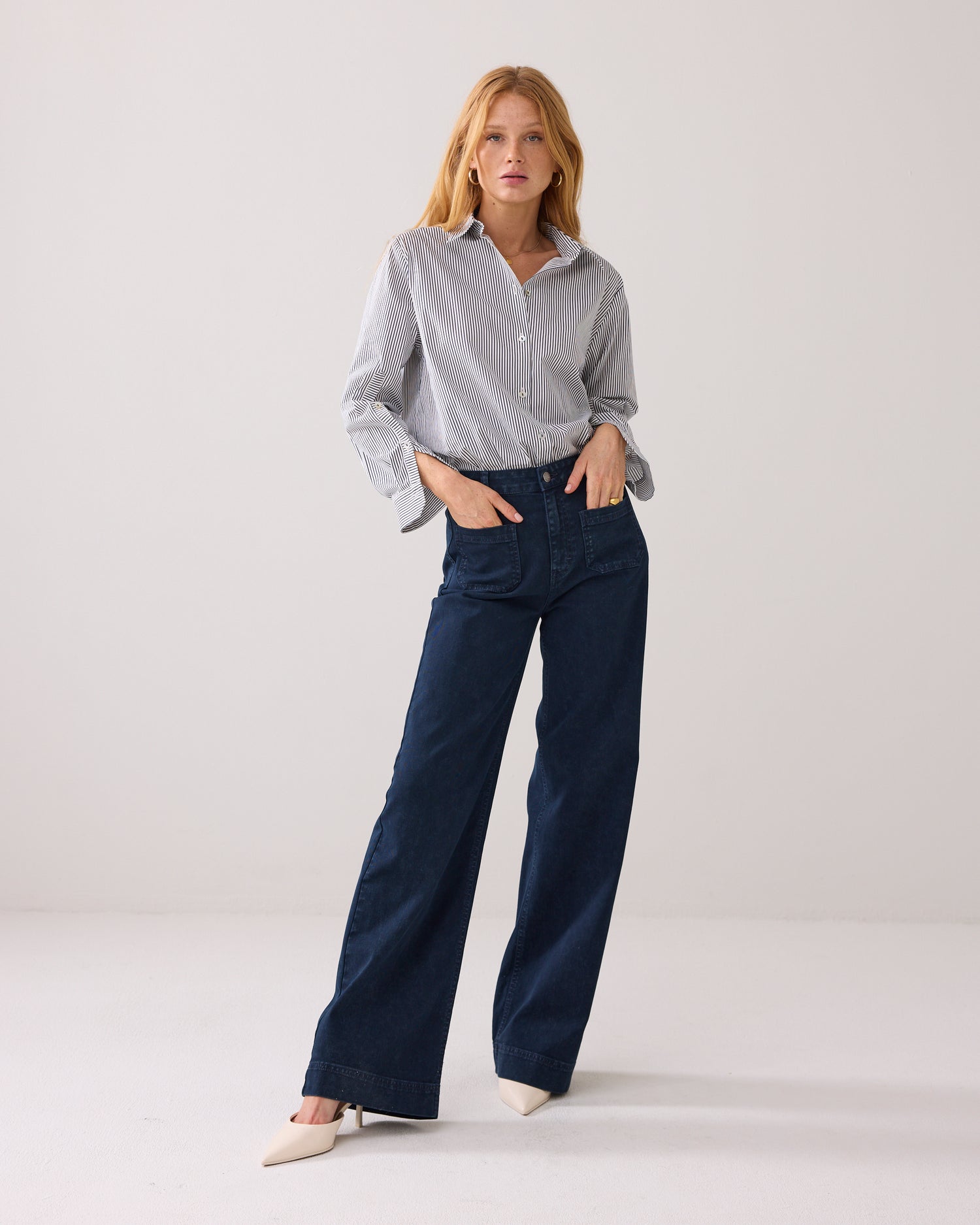 Retro flared jeans