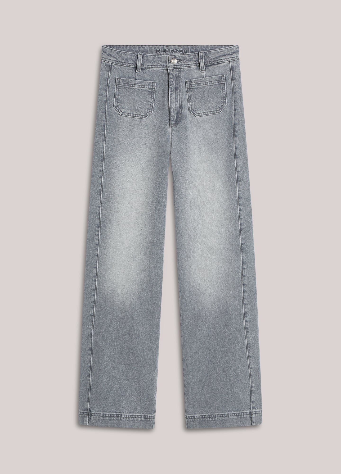 Wide-leg retro jeans