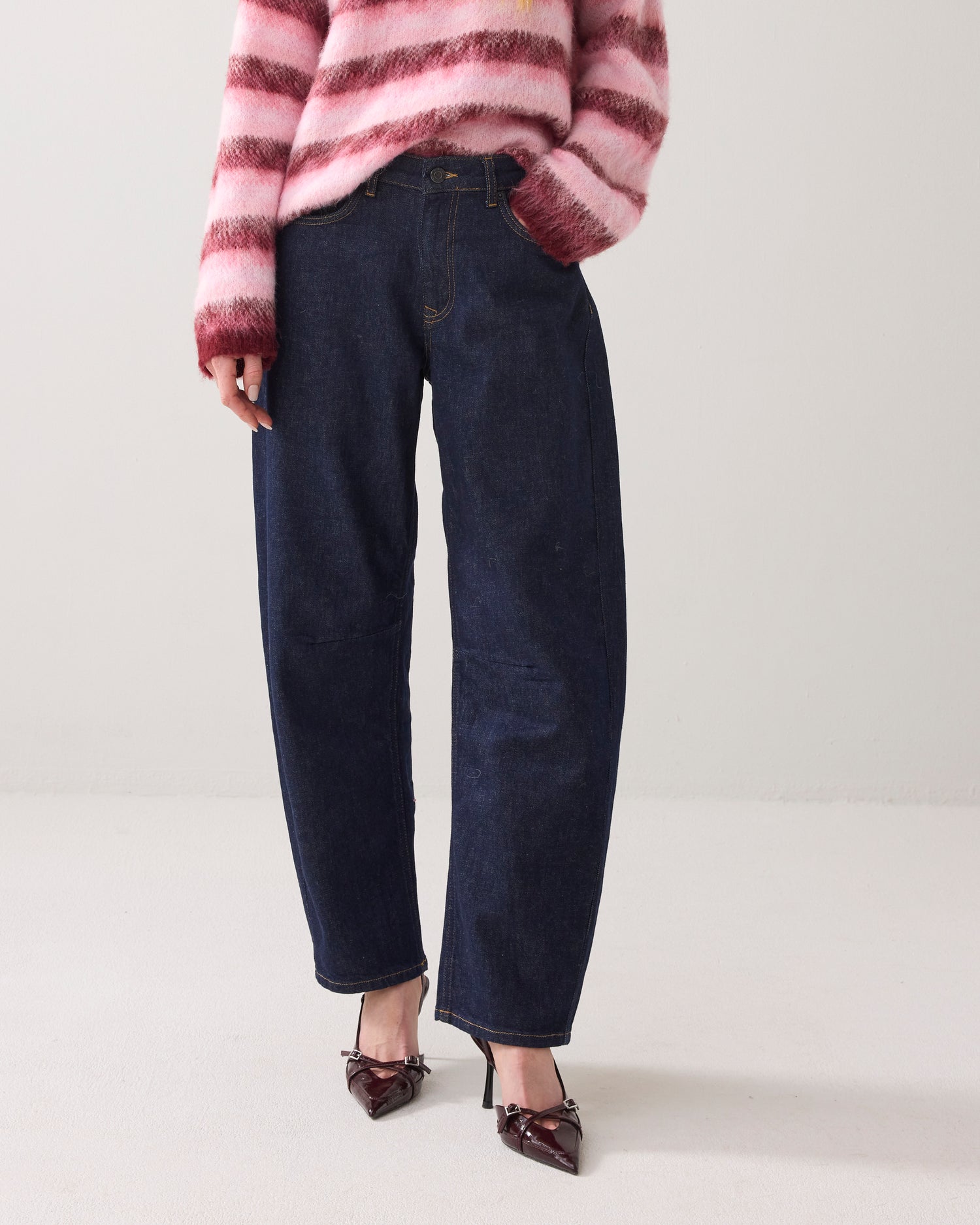 Cocoon-fit jeans in rinse wash