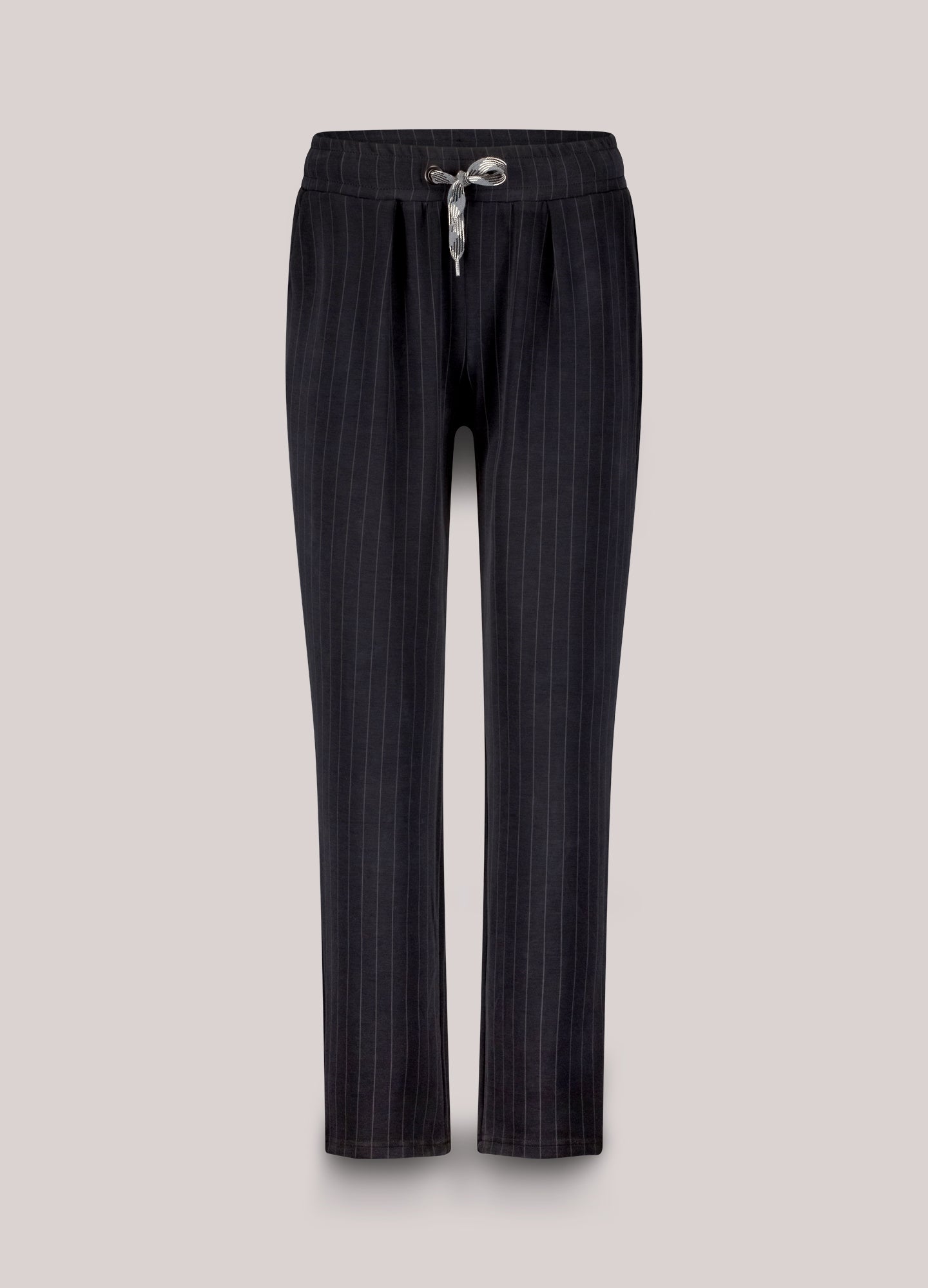 Sporty trousers with pinstripe