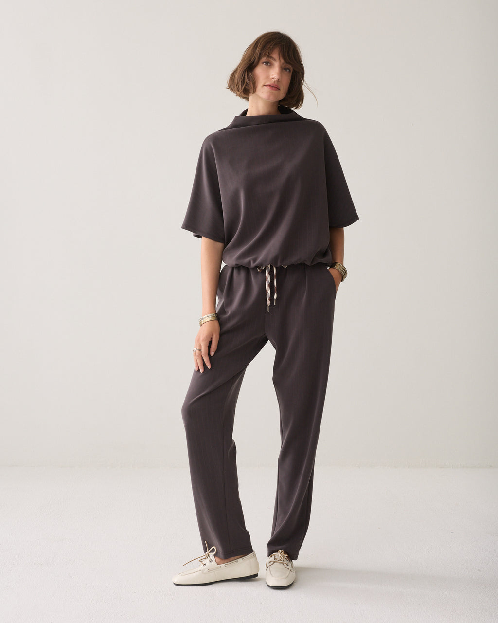 Tapered broek pinstripe