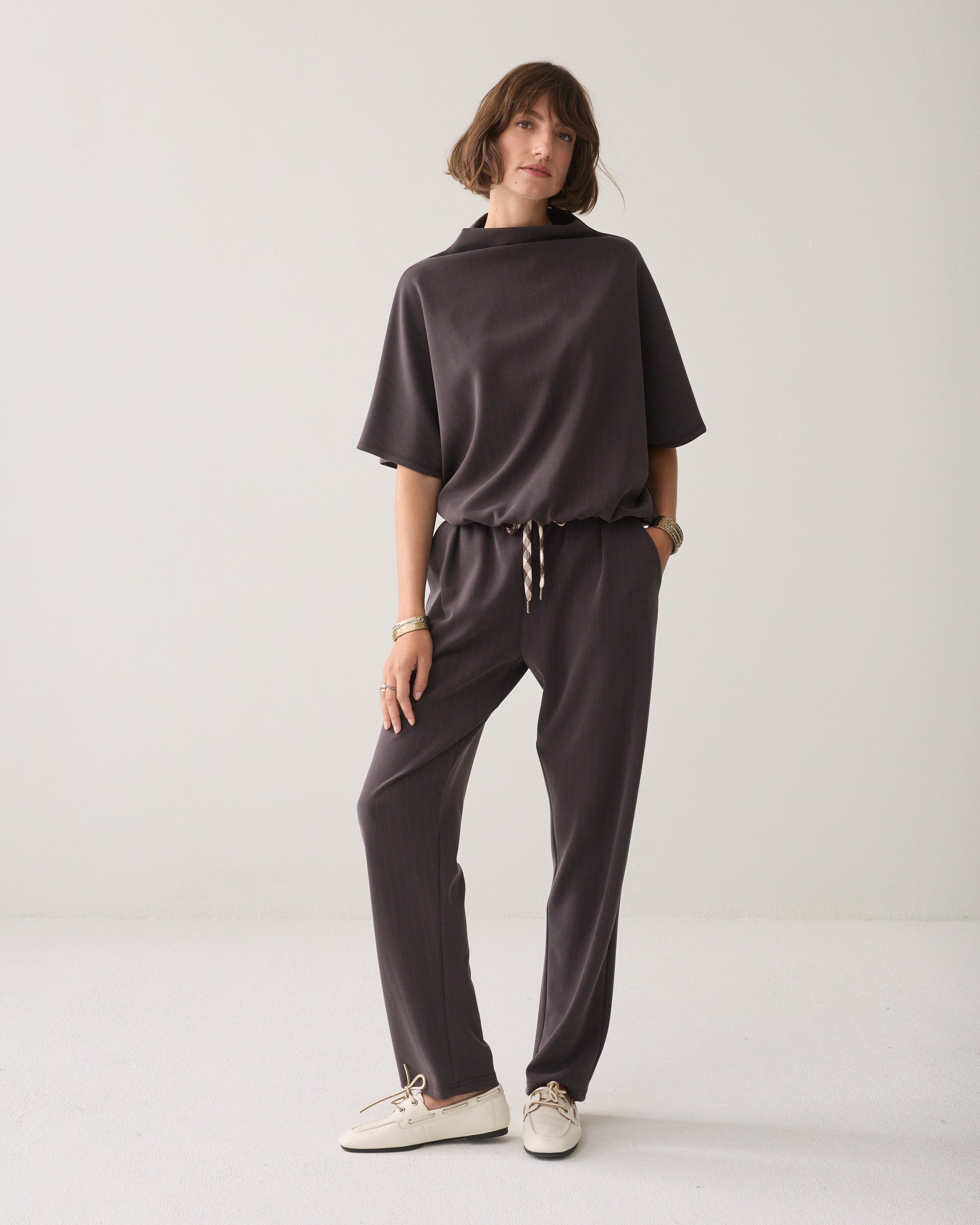 Tapered broek pinstripe