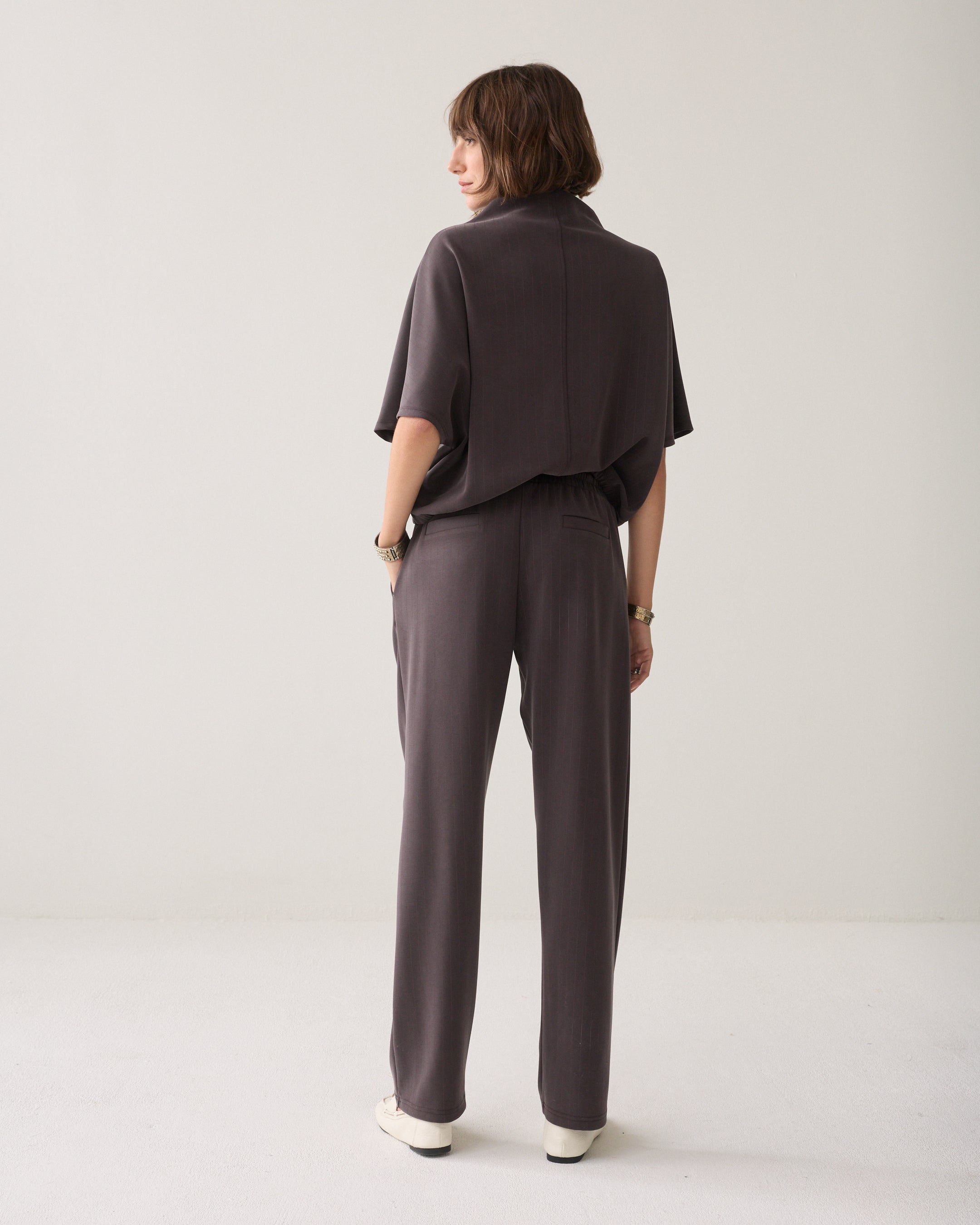 Tapered broek pinstripe