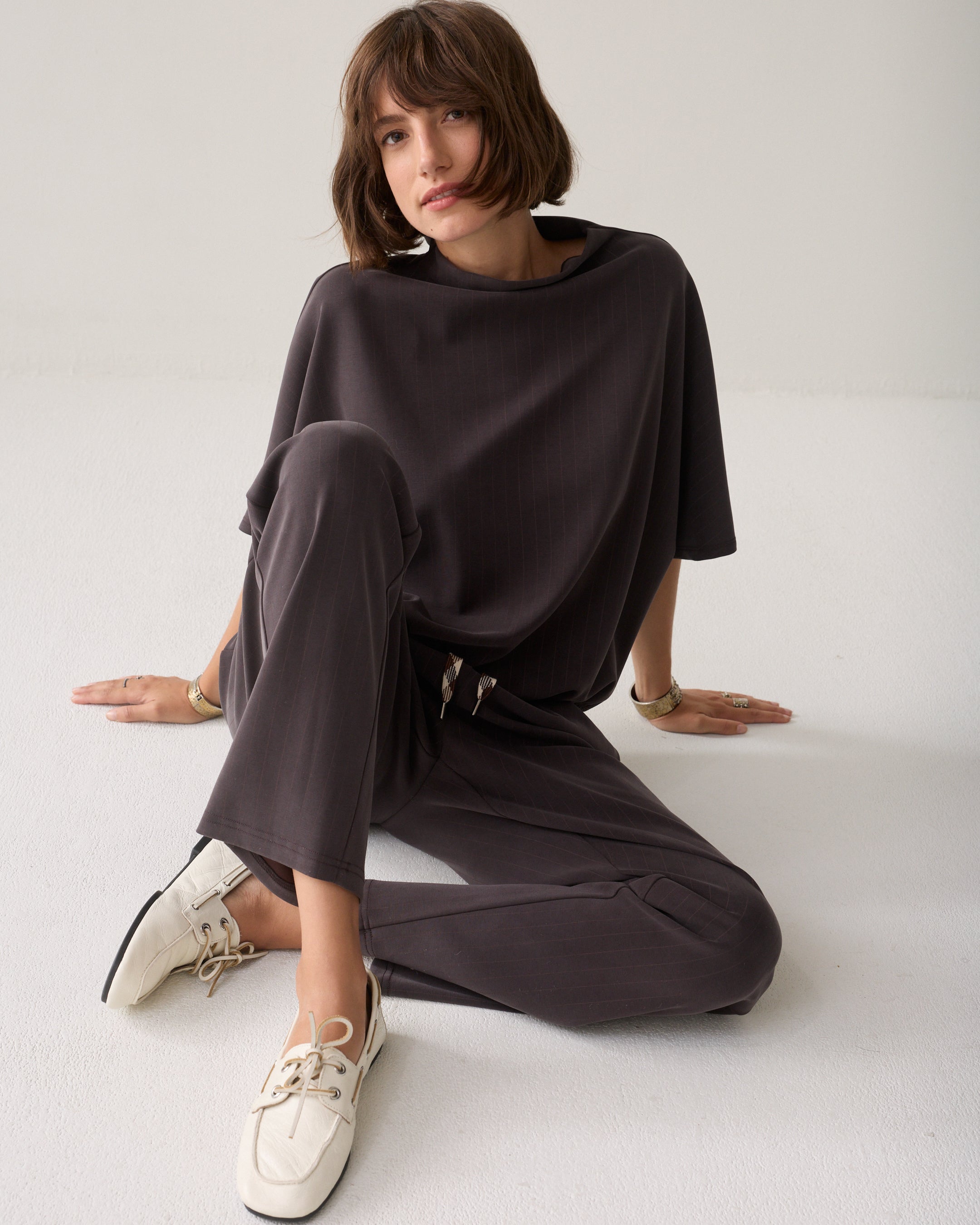 Tapered broek pinstripe