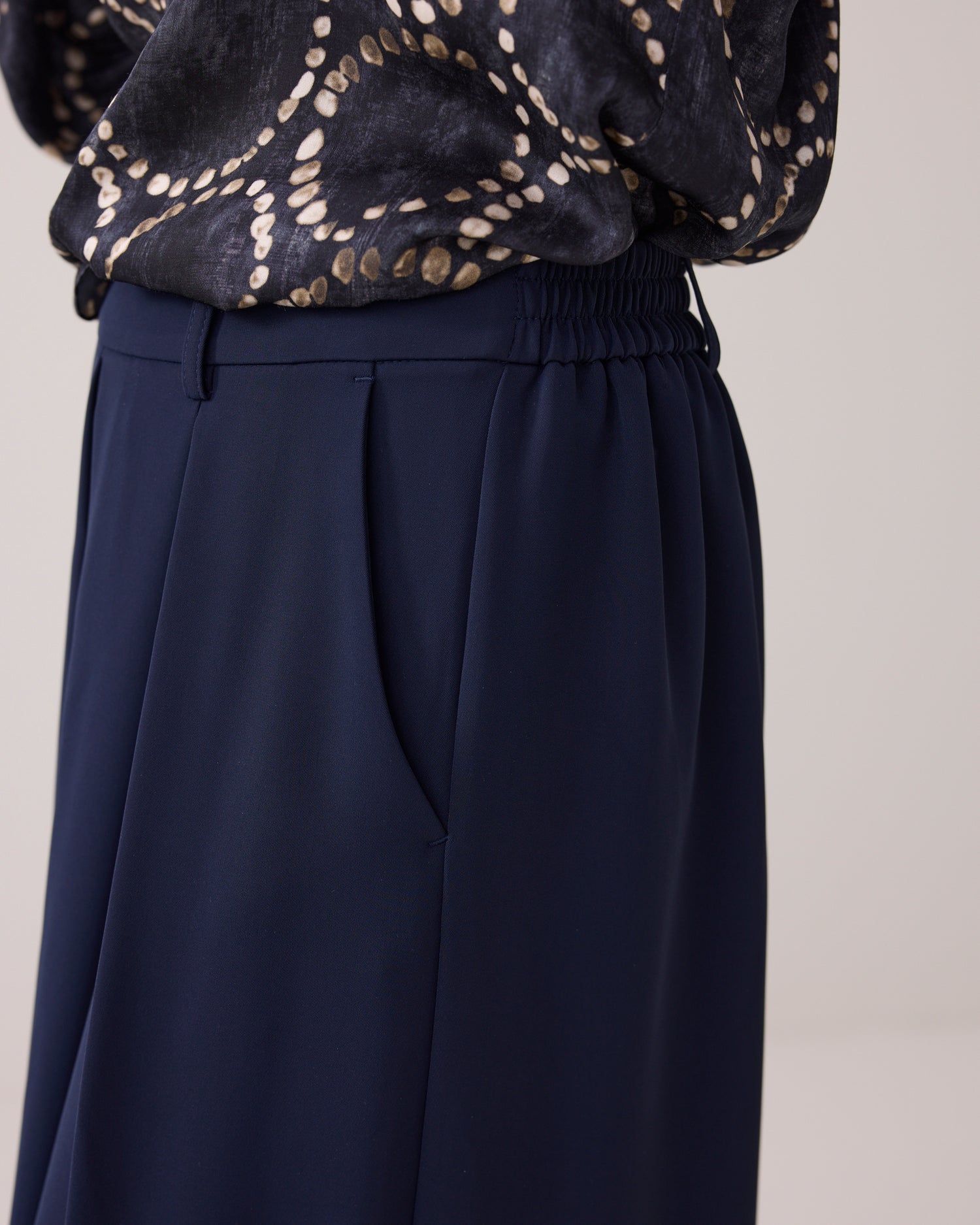 Soepelvallende culotte