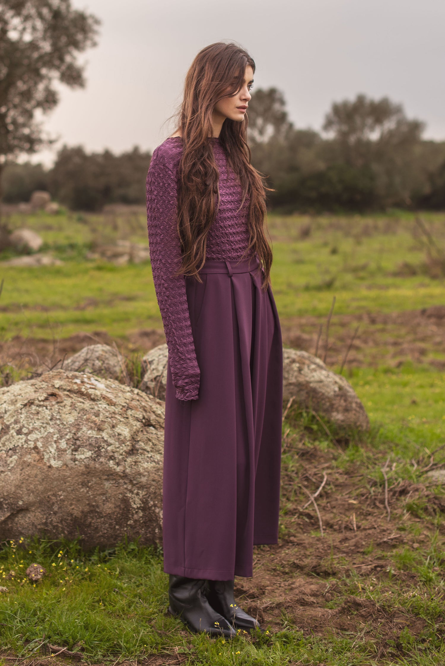 Loose-fitting culottes